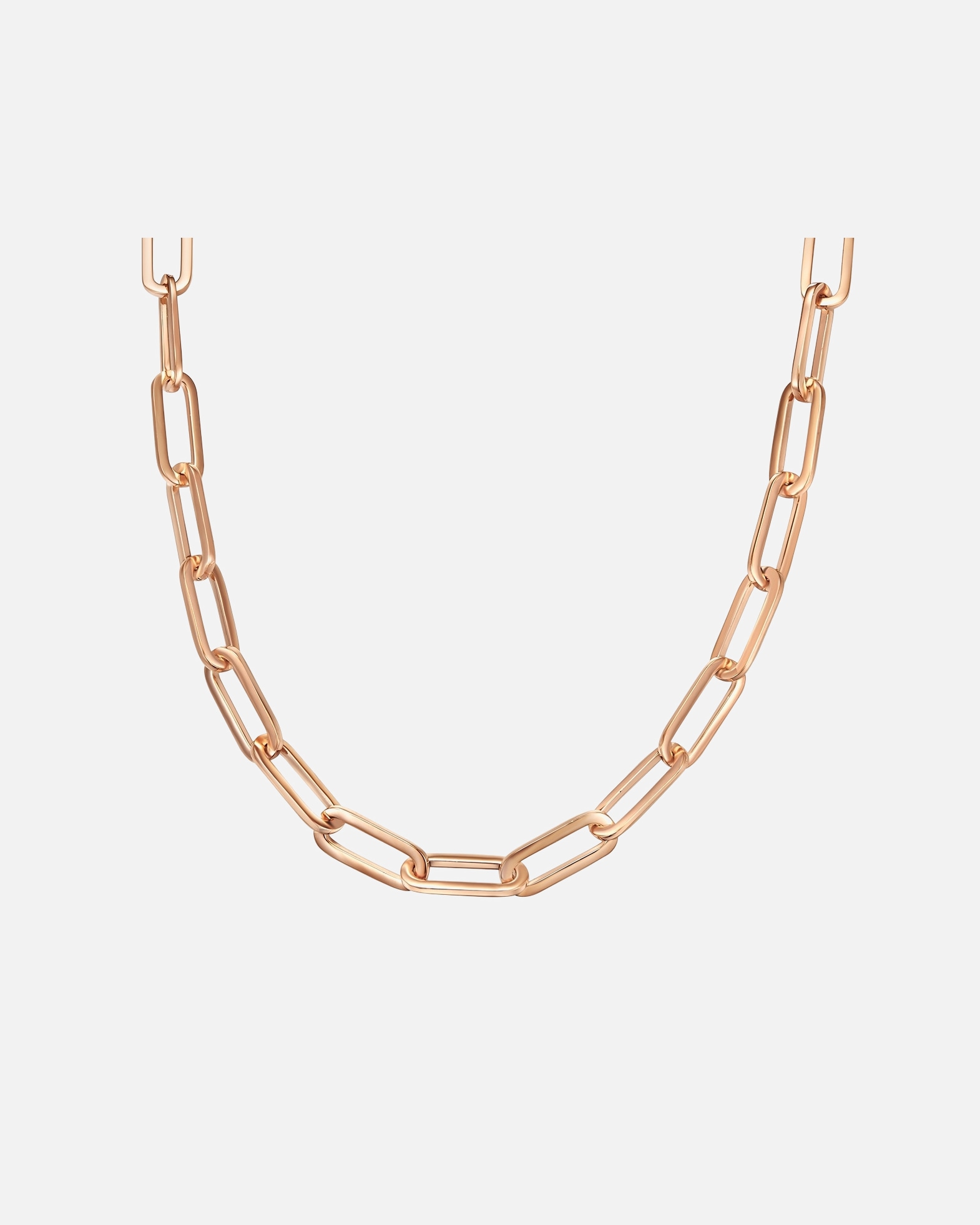 Collier pour Femme Lulu & Jane Chaîne en Alliage de fer en Or rose 43,0 cm Basiskette + 5,0 cm Verlängerung