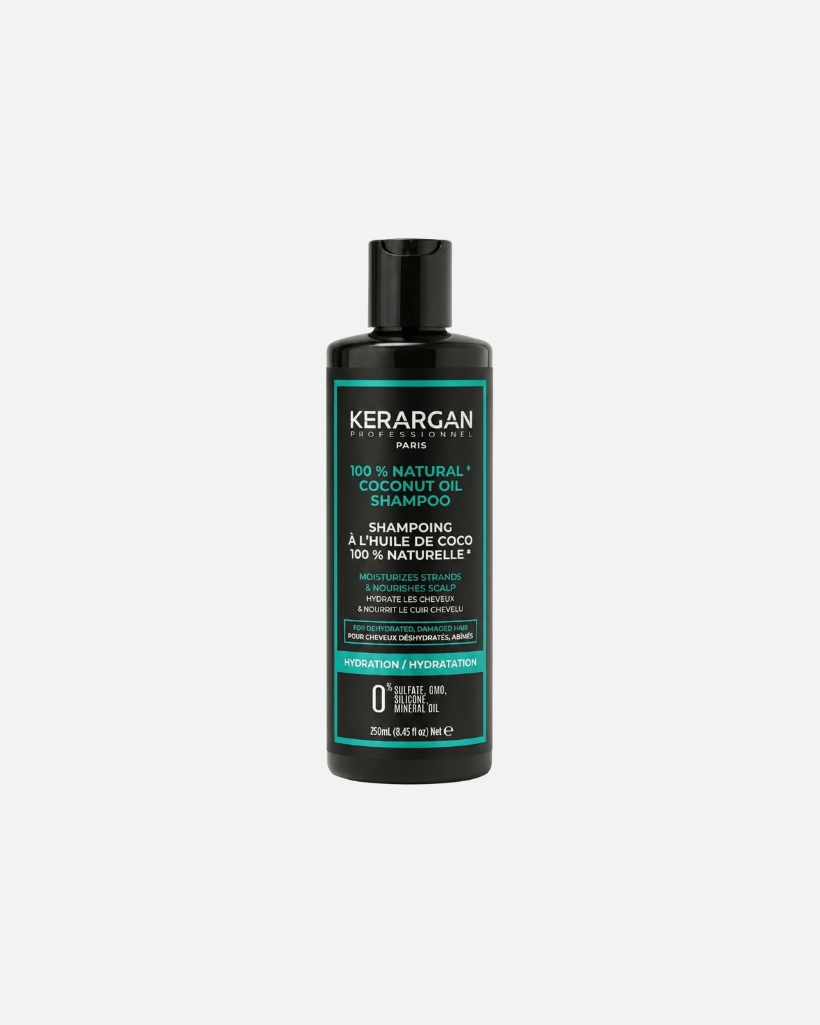 Shampooing pour Unisexe Kerargan Kerargan - Shampoing Hydratant à l'Huile de Coco Kerargan - Shampoing Hydratant à l'Huile de Coco