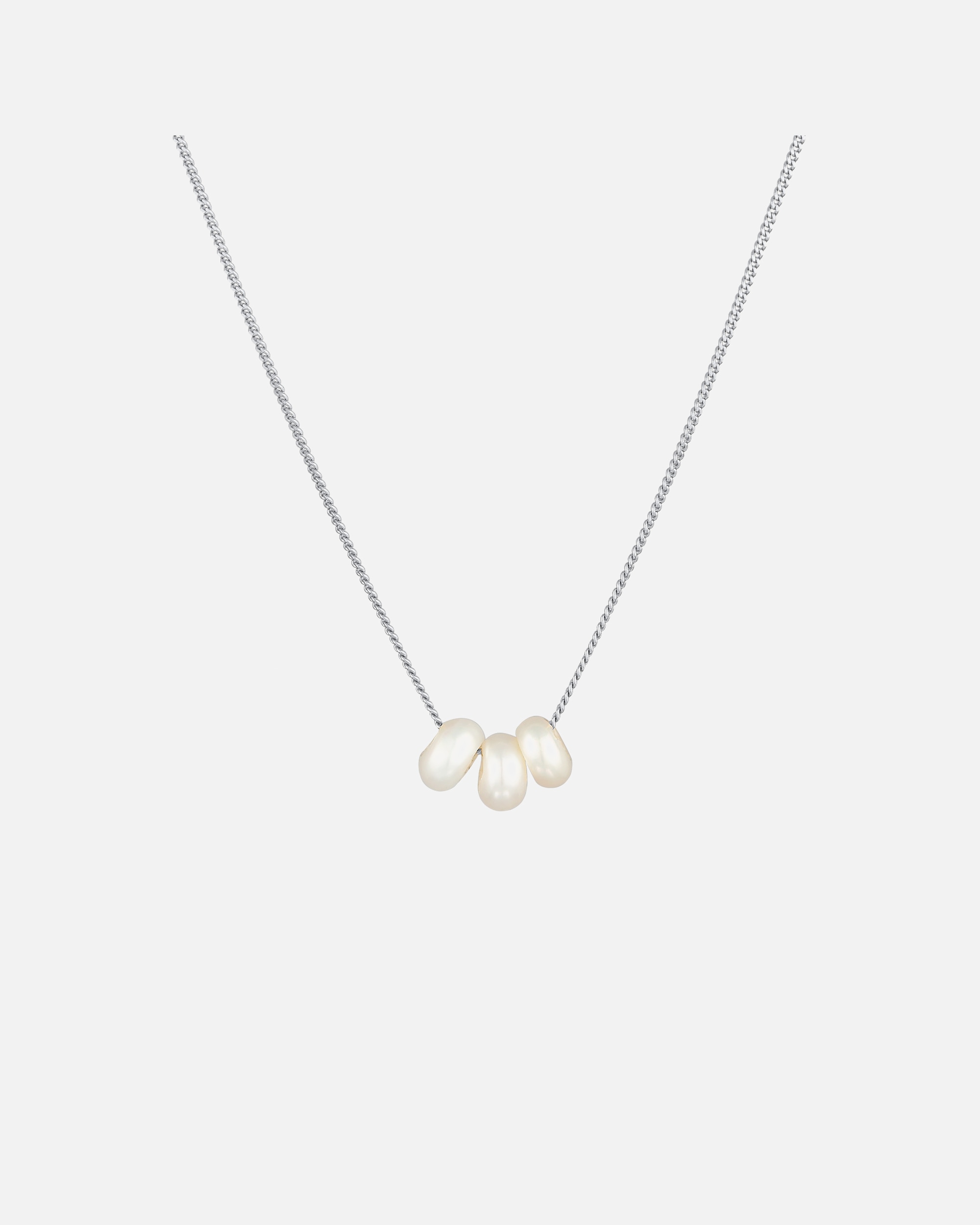 Collier pour Femme Elli Perle de base pour Femmes avec Perles de Culture d'Eau Douce en argent sterling 925 silberfarben