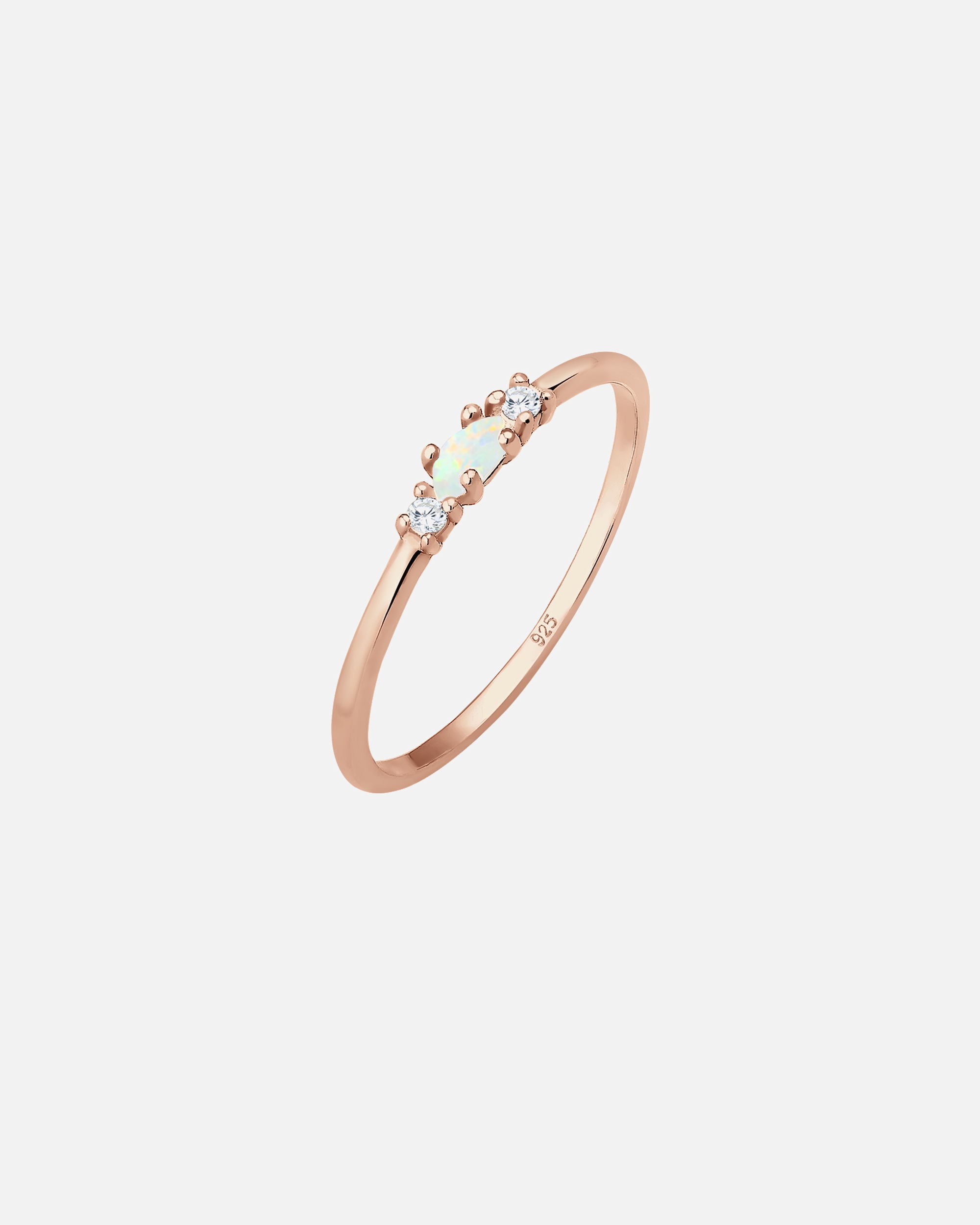 Bague pour Femme Elli Bagues or rose 54