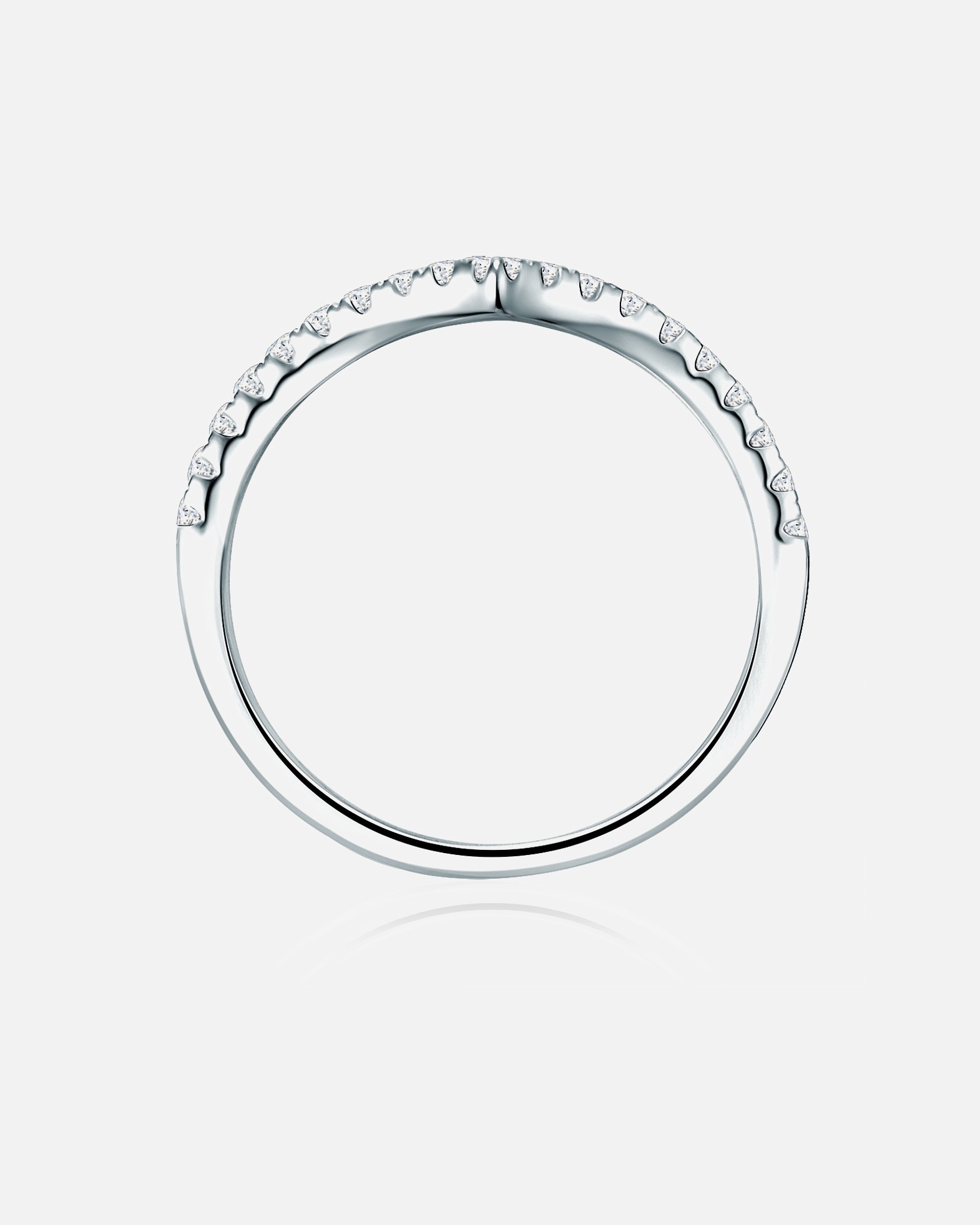 Bague pour Femme Trilani Bague en argent Argent sterling Oxyde de zirconium (CZ) en Argent 50