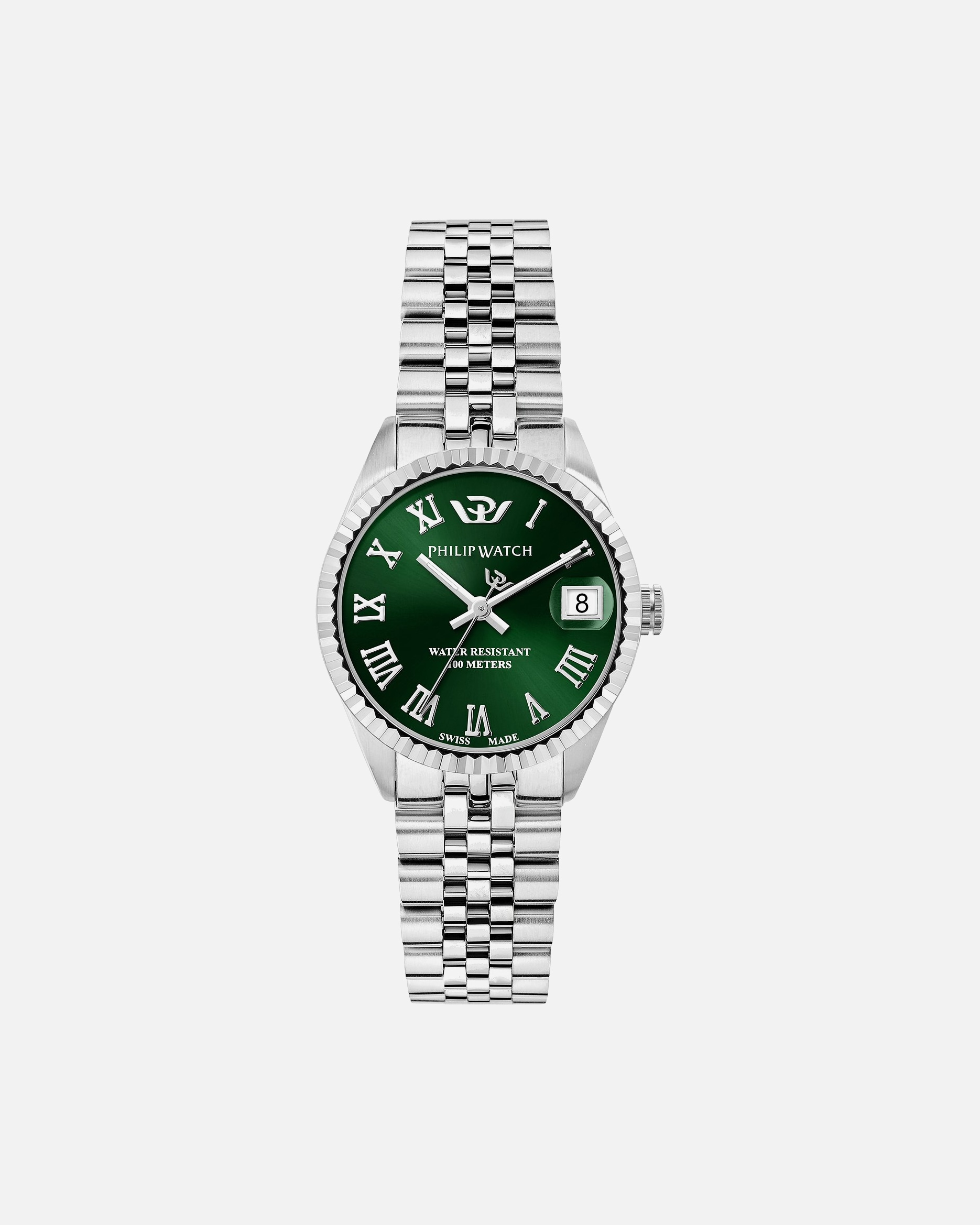 Montre pour Femme Philip Watch Default Brand Line Montres vert, argent