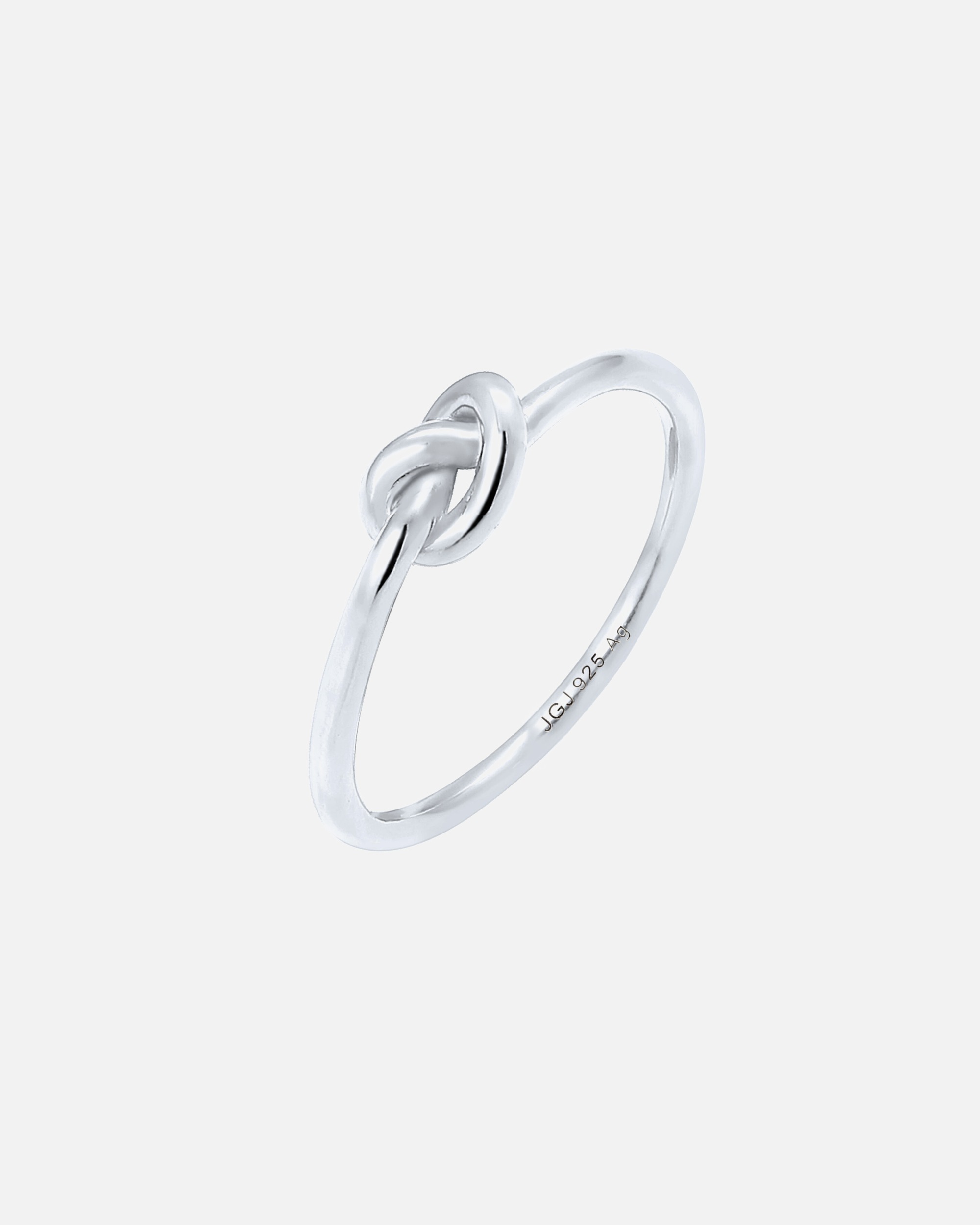 Bague pour Femme Elli Nœud Noué Tendance Basique Argent 925 56