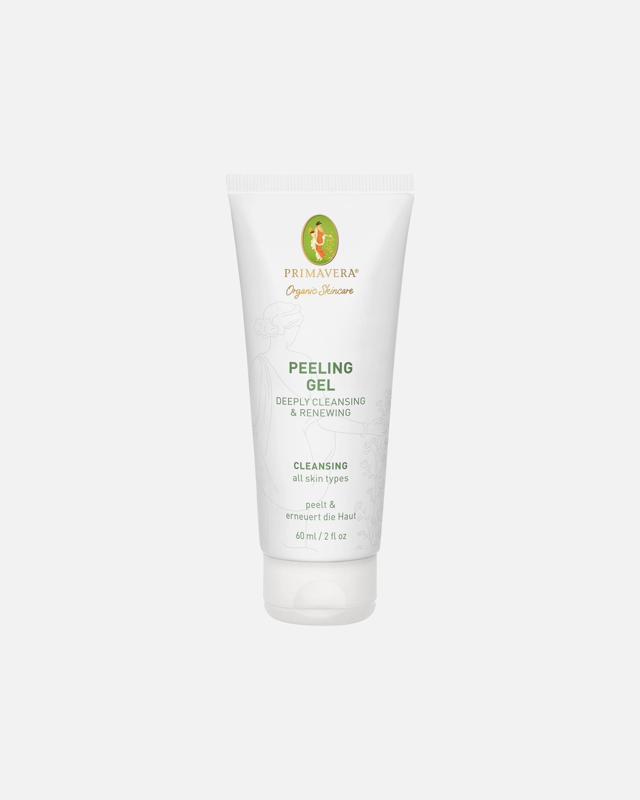Coffret nettoyage du visage pour Femme Primavera Gel exfoliant Deeply Cleansing & Renewing 60 ml