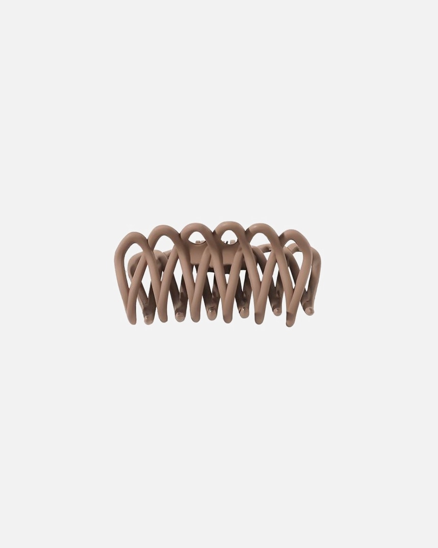 Pince à cheveux pour Unisexe SOHO SOHO Olive Pince à Cheveux Blanche - Accessoire Élégant pour Tous Types de Cheveux SOHO Olive Pince à Cheveux - Marron (8 x 4.5 cm)
