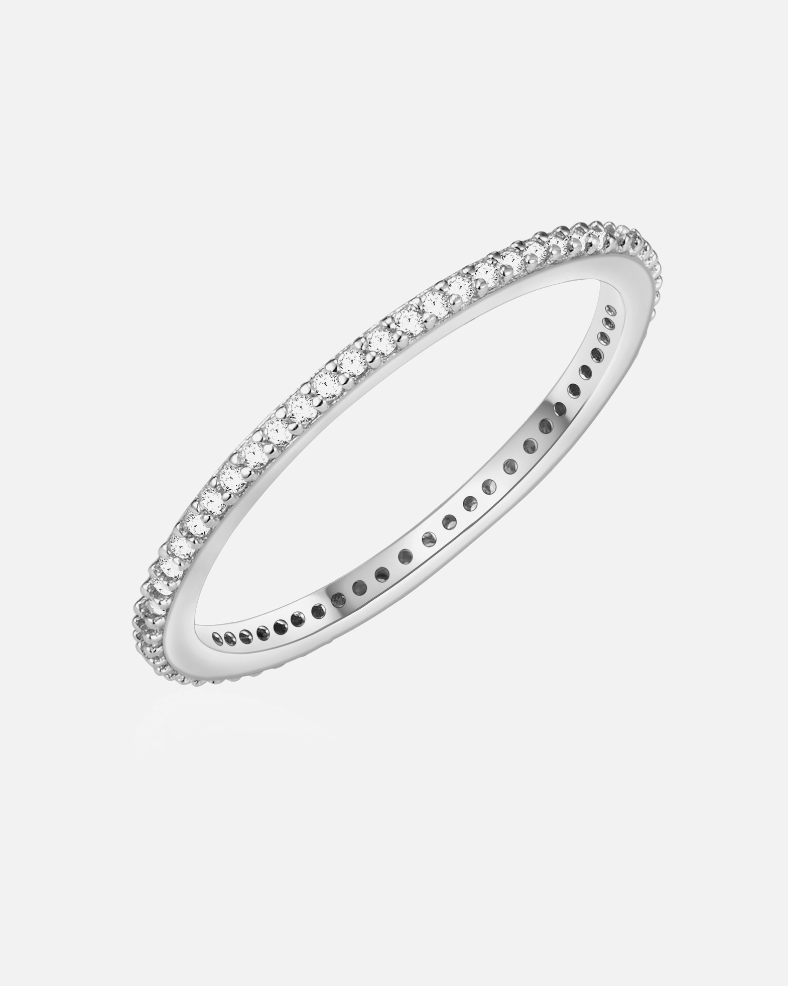 Bague pour Femme Glanzstücke München Bague en argent Argent sterling Oxyde de zirconium (CZ) en Argent 61