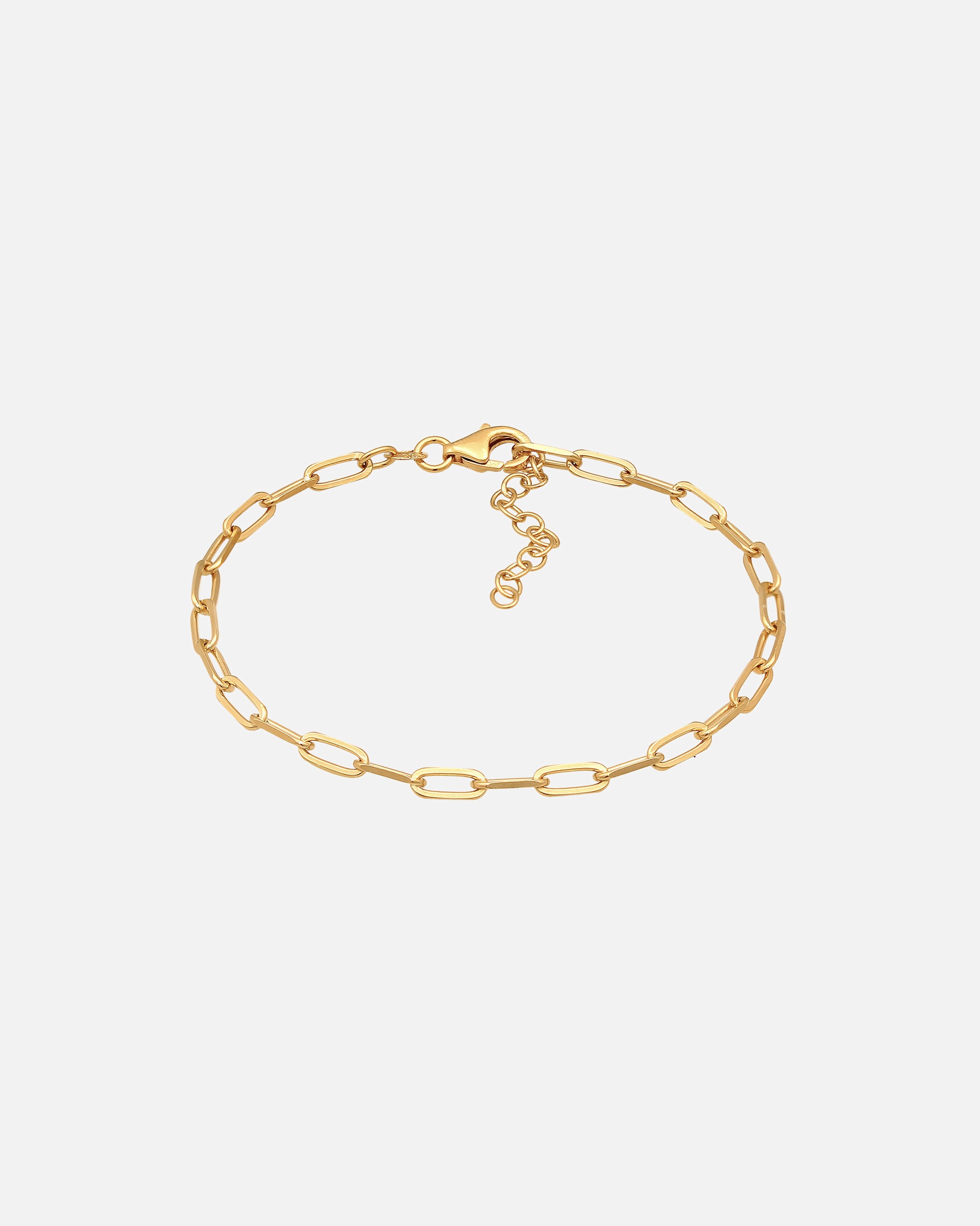 Bracelet pour Femme Nenalina Femmes Maillons Porte de charms Basique en Argent Sterling 925 goldfarben