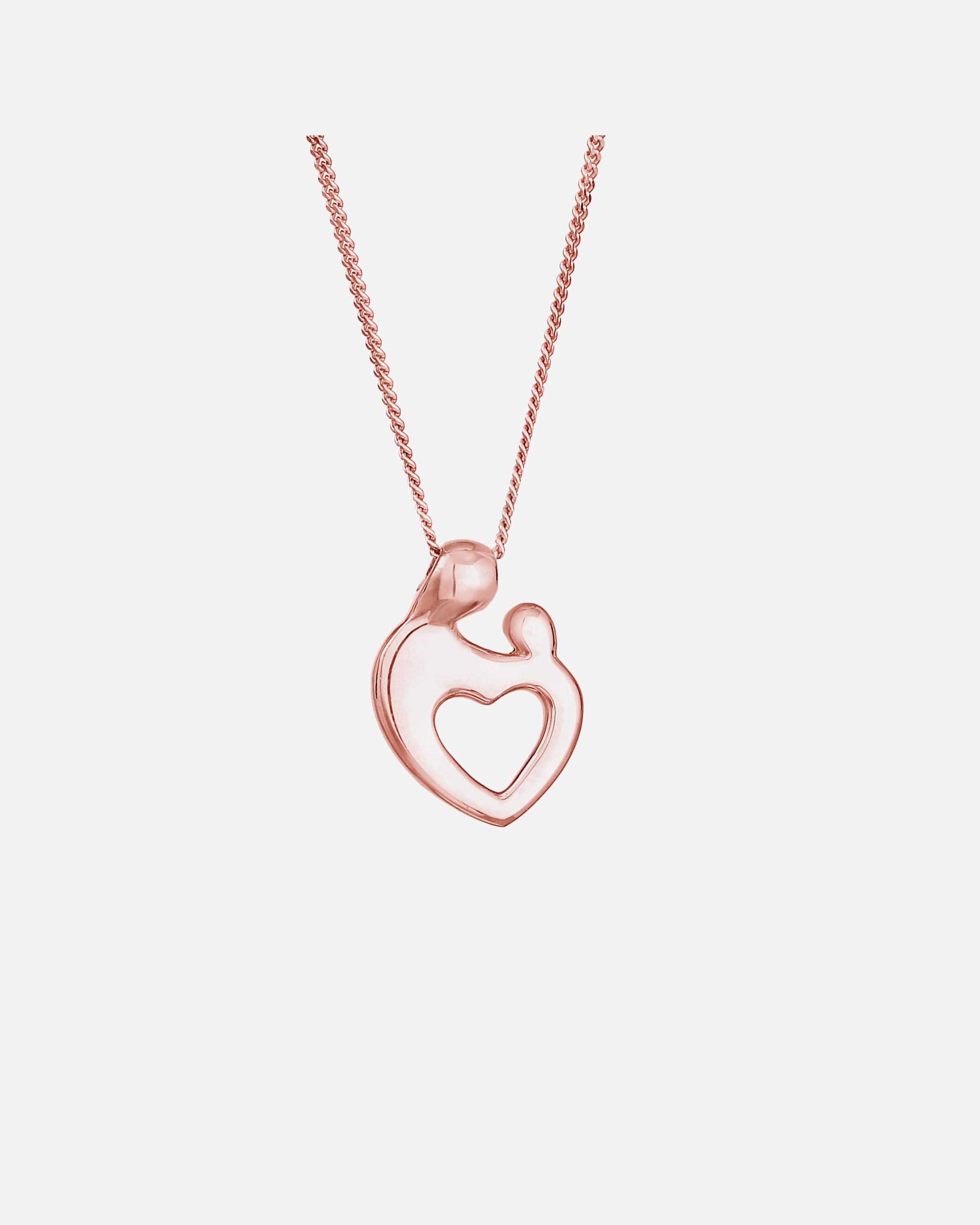 Collier pour Femme Elli Mère & Enfants Cœur Connexion 925 Argent 45