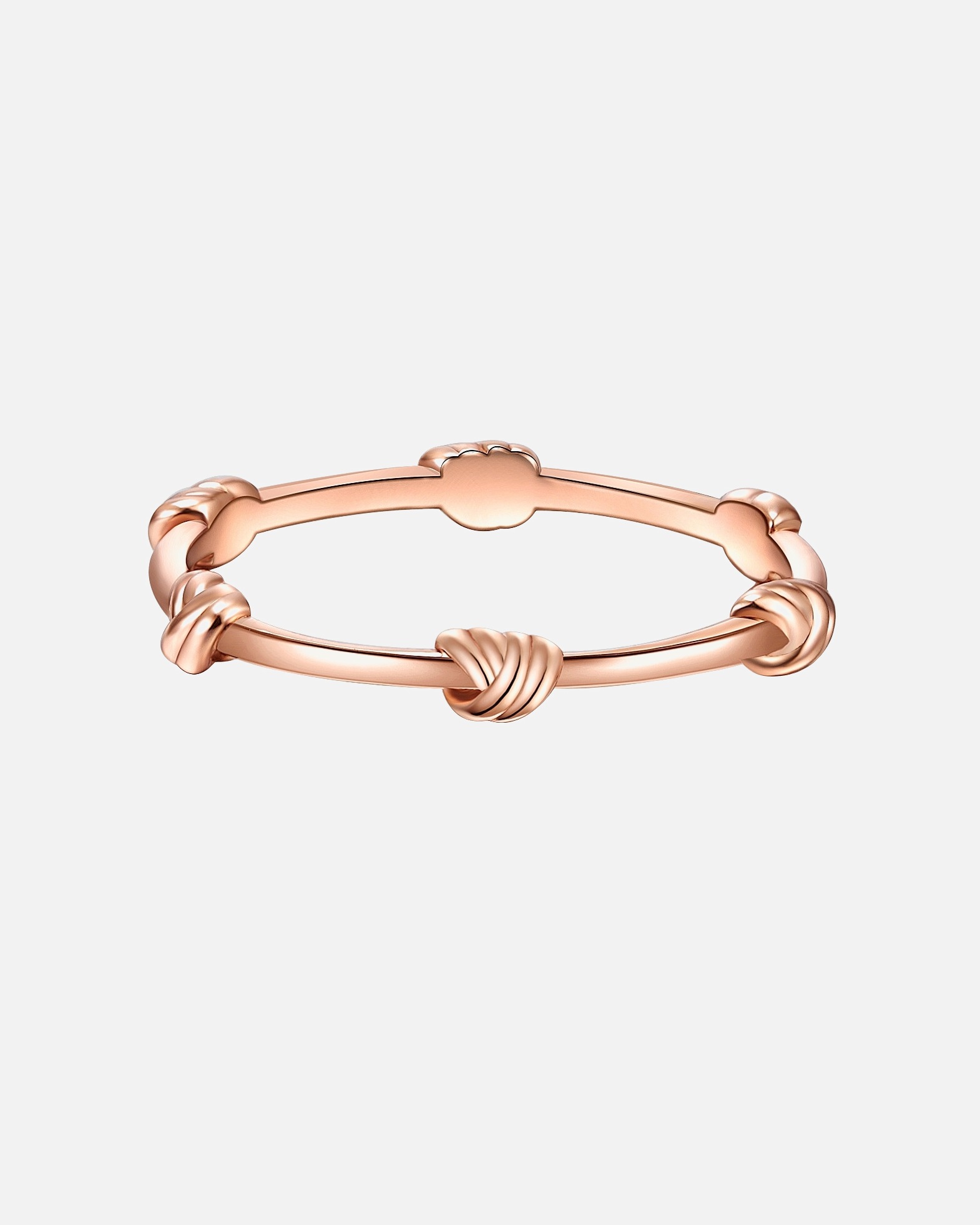 Bague pour Femme Glanzstücke München Bague en argent Argent sterling en Or rose 50