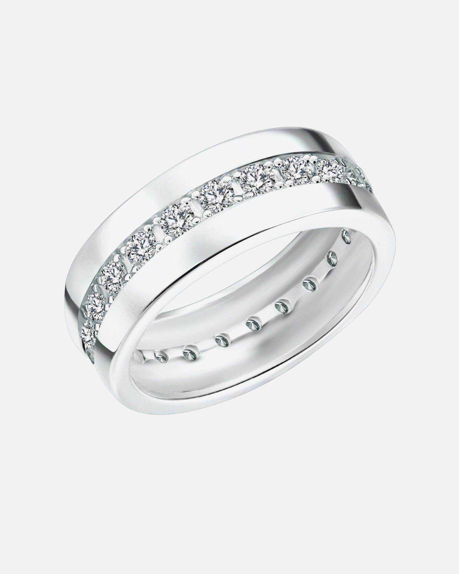 Bague pour Femme Rafaela Donata Bague en argent Argent sterling Oxyde de zirconium (CZ) en Argent 52
