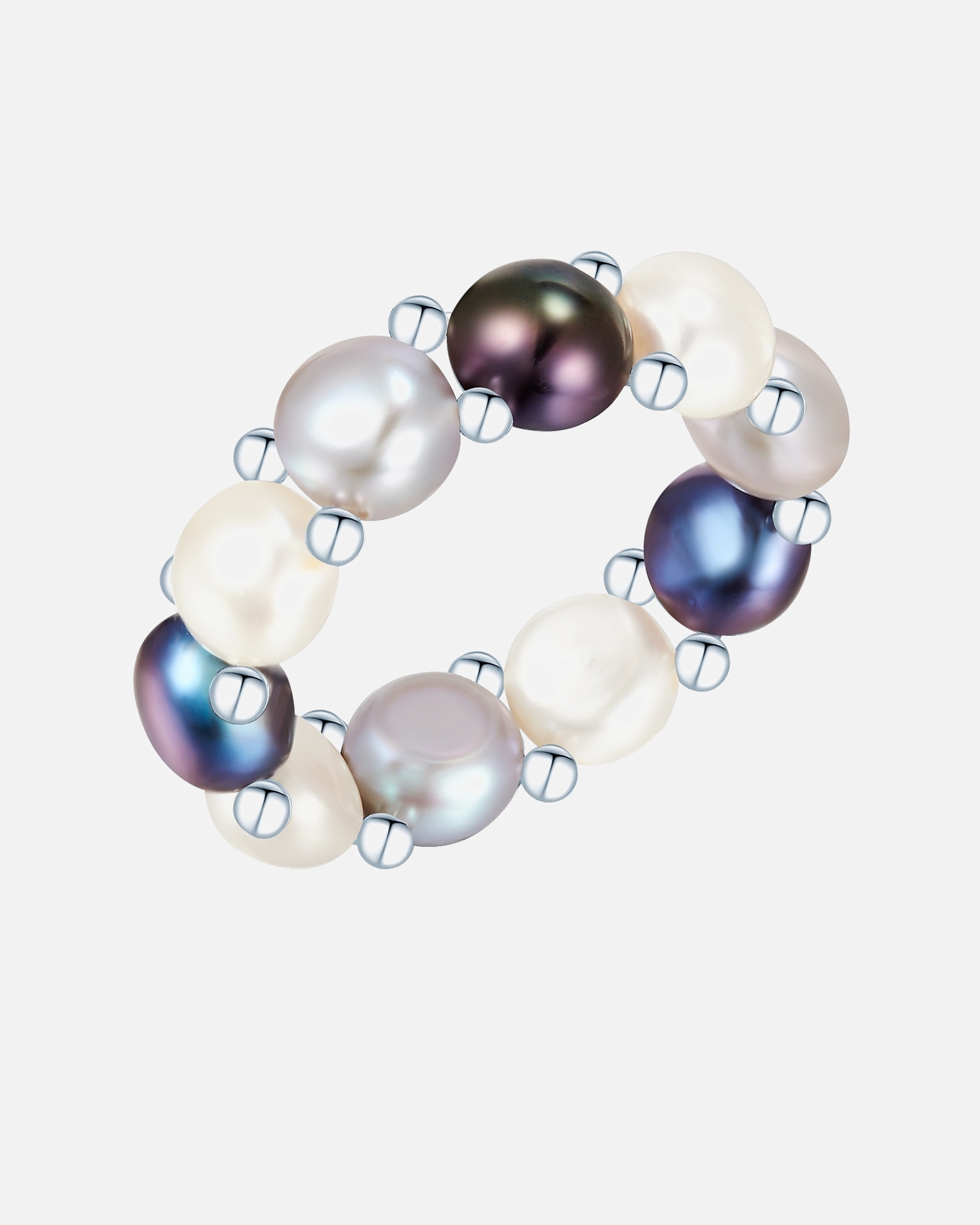 Bague pour Femme Valero Pearls Bague avec perle Perle de culture d'eau douce Perle de culture d'eau douce en Multicolore One size