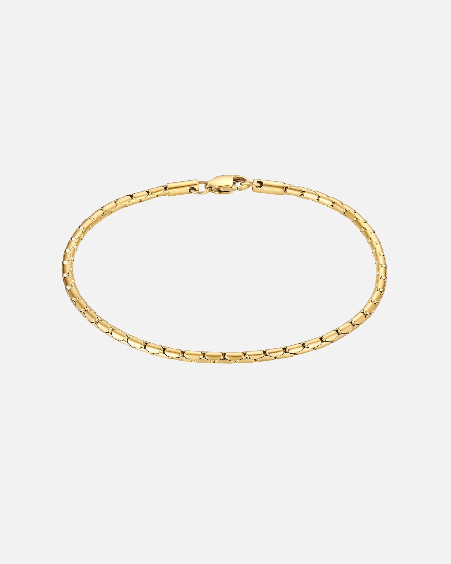 Bracelet pour Homme True Rebels Bracelet en Acier Inoxydable en or jaune 21 cm