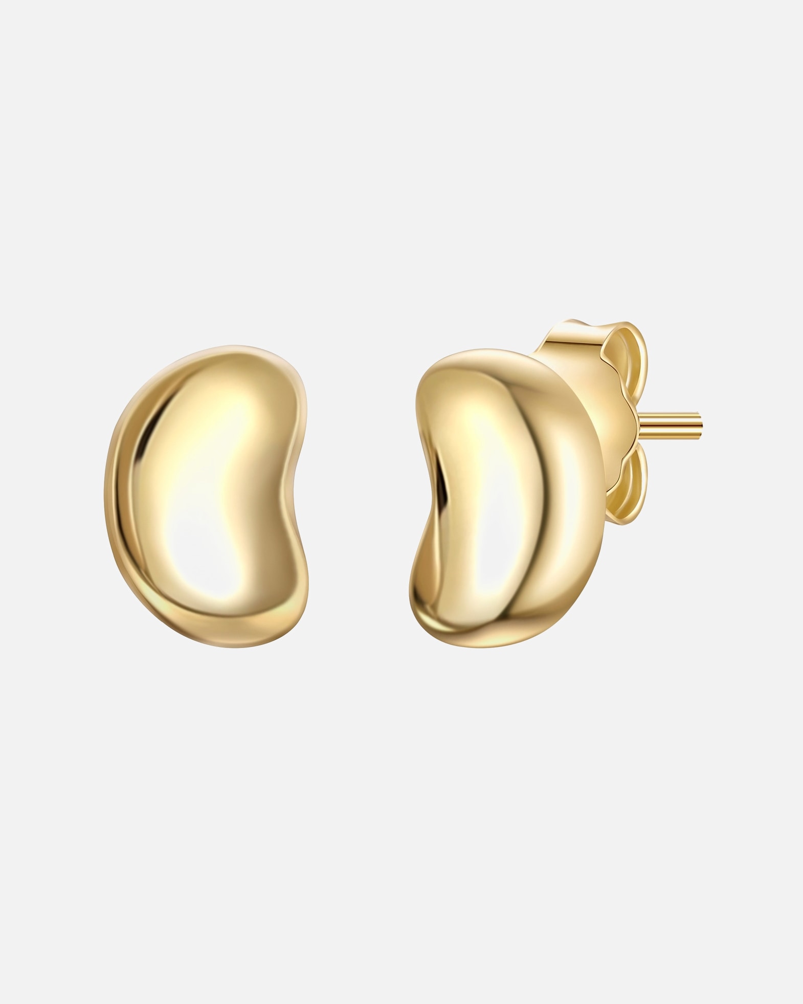 Boucles d'oreilles pour Femme Glanzstücke München Boucles d'oreilles en argent sterling en or jaune 7,1 mm