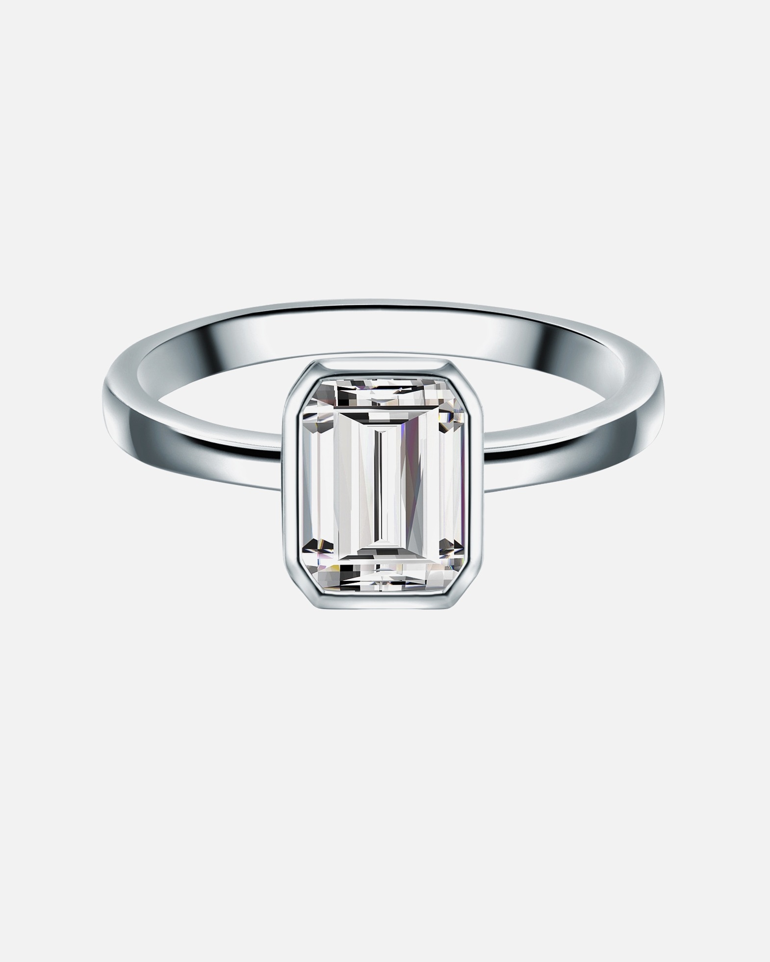 Bague pour Femme Trilani Bague en argent Argent sterling Oxyde de zirconium (CZ) en Argent 54