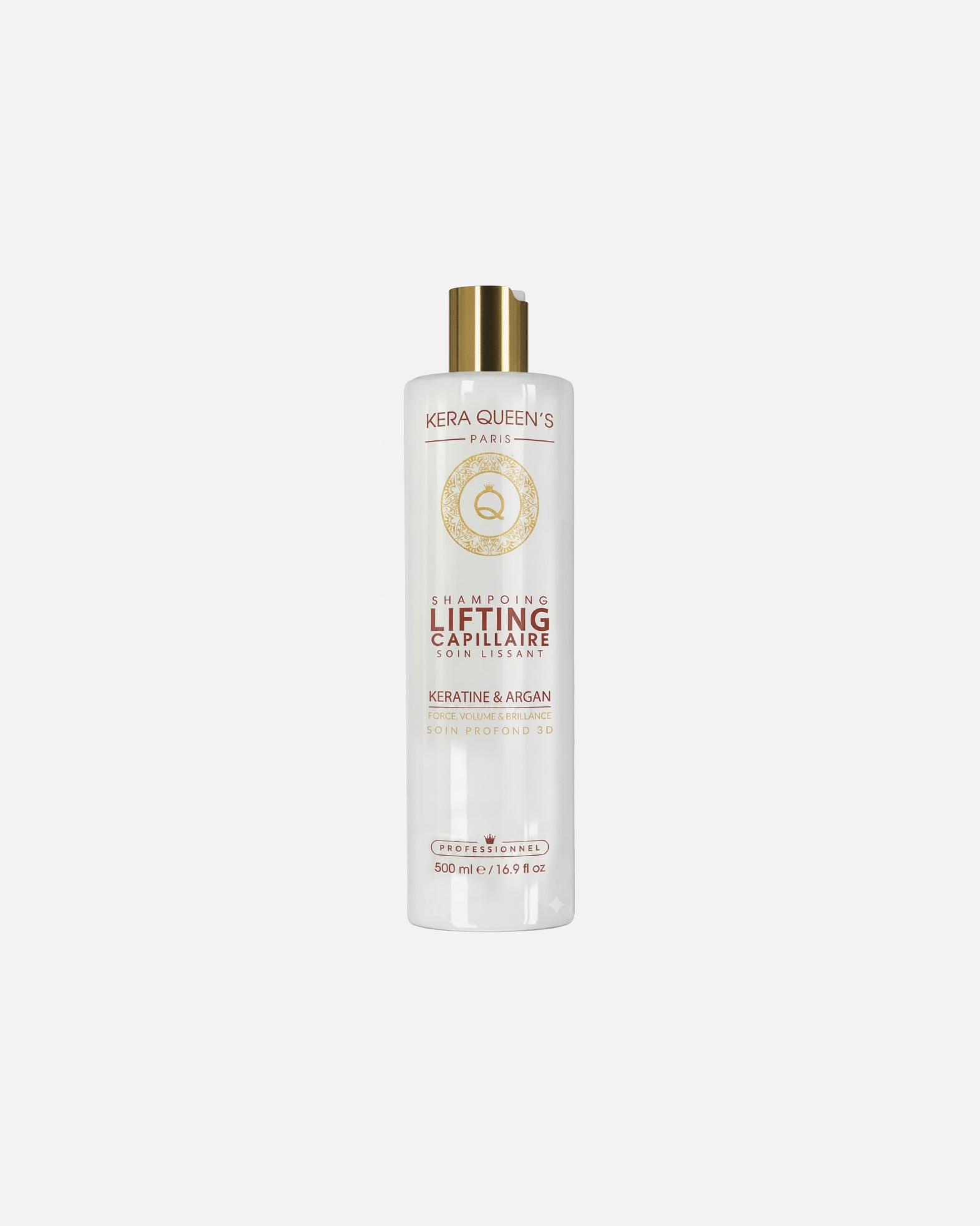 Shampooing pour Unisexe Kera Queen's Default Brand Line Shampoing Lifting Capillaire Kératin & Argan Shampoing Lifting Capillaire Kératin & Argan - 500 ml