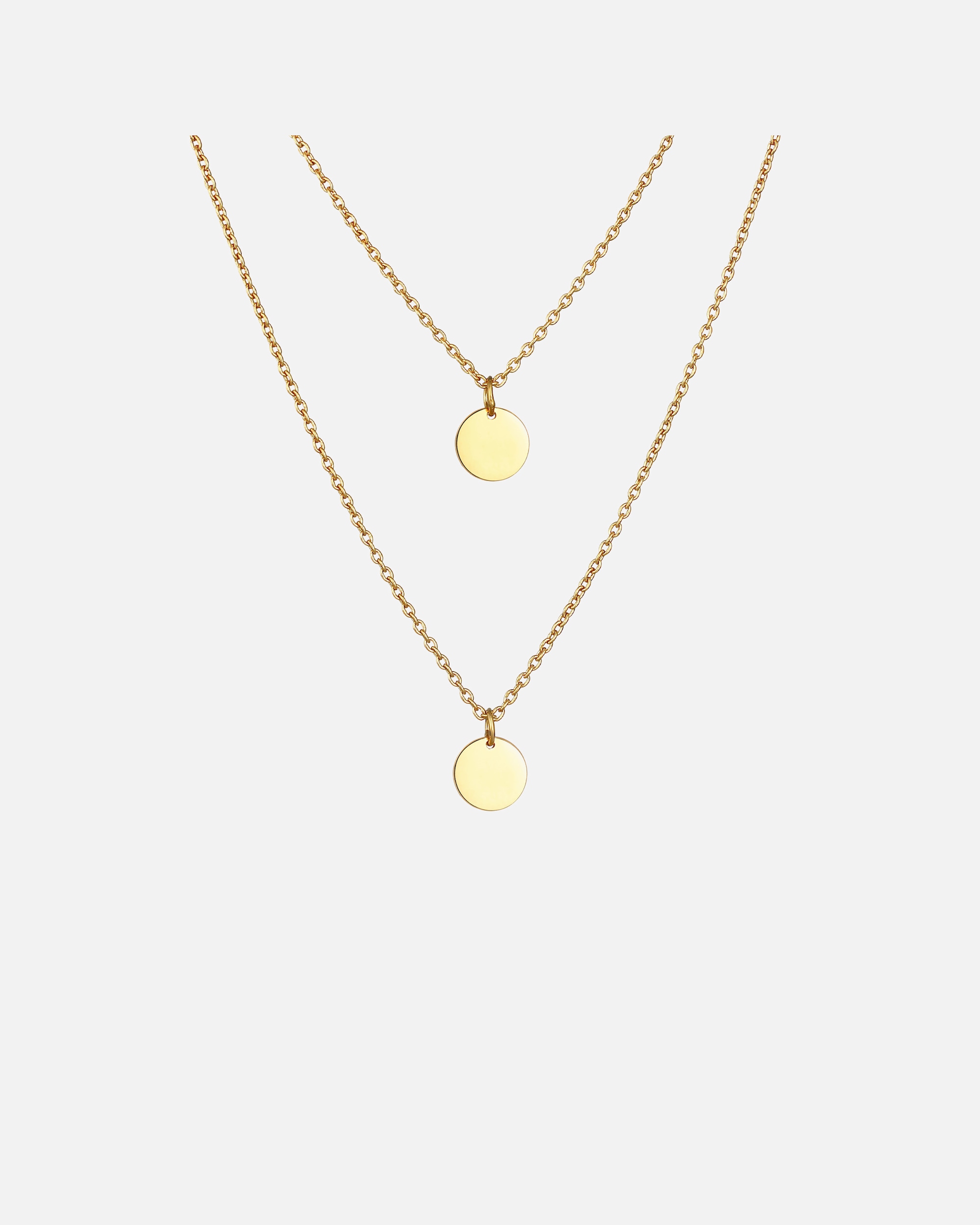 Collier pour Femme Elli Pendentif femme plaque geographique en argent massif 925 goldfarben