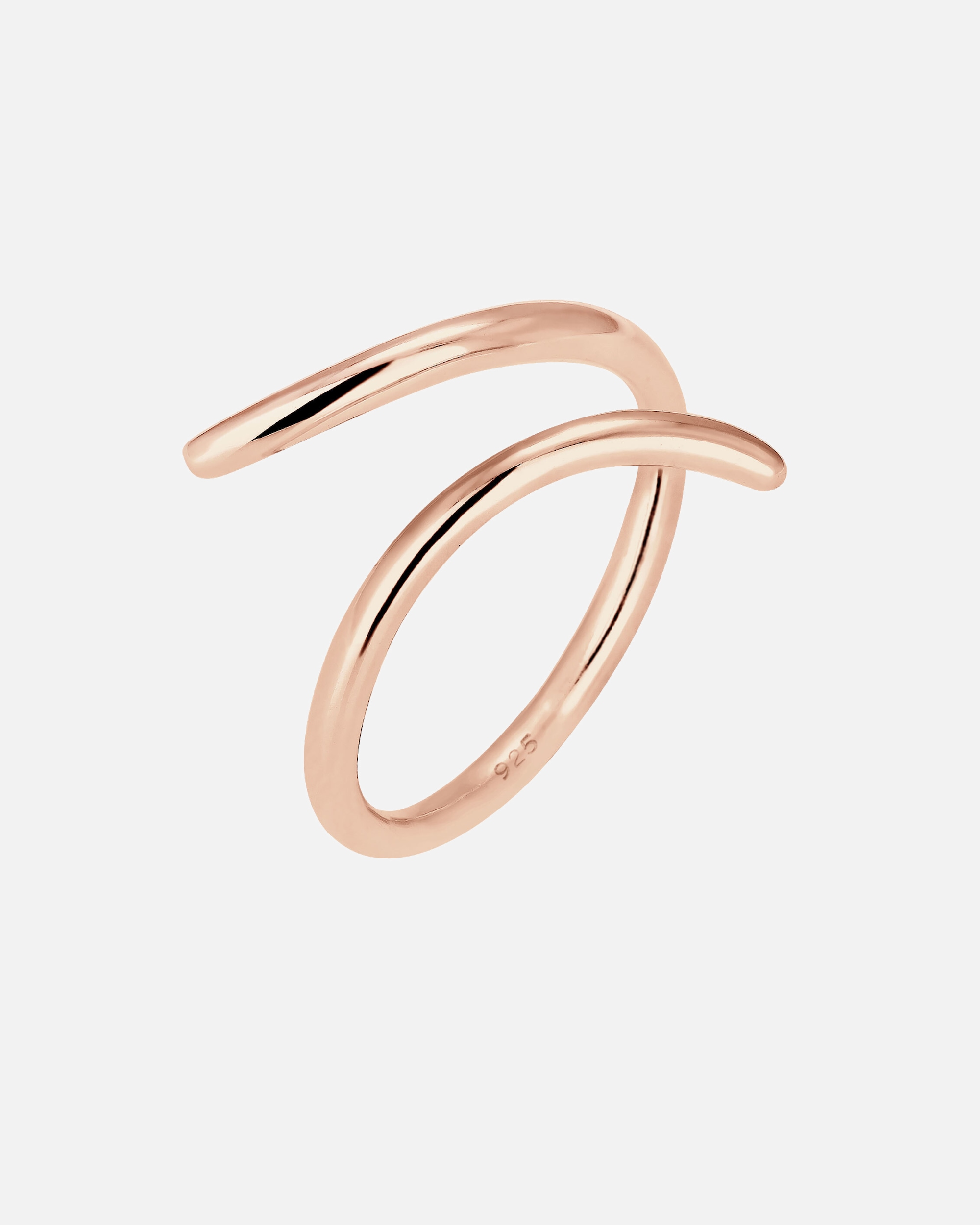 Bague pour Femme Elli Femmes Enroulement Statement Géo en Argent Sterling 925 54