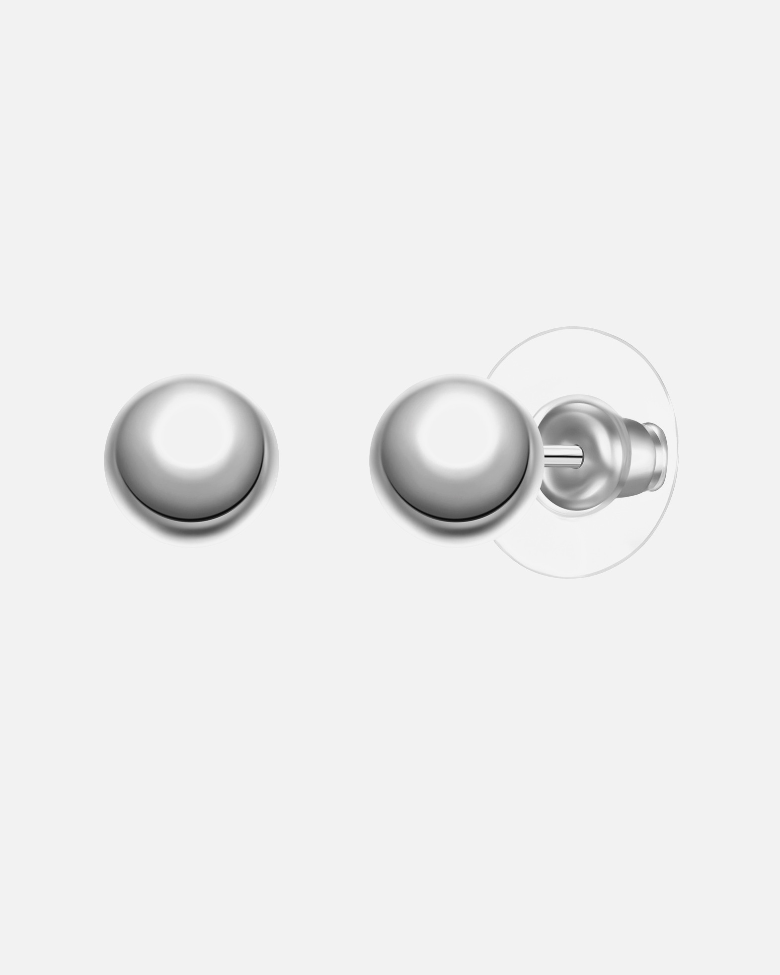 Boucles d'oreilles pour Femme Yokoamii Boucles d´oreilles en Alliage de fer en Argent 7,8 mm