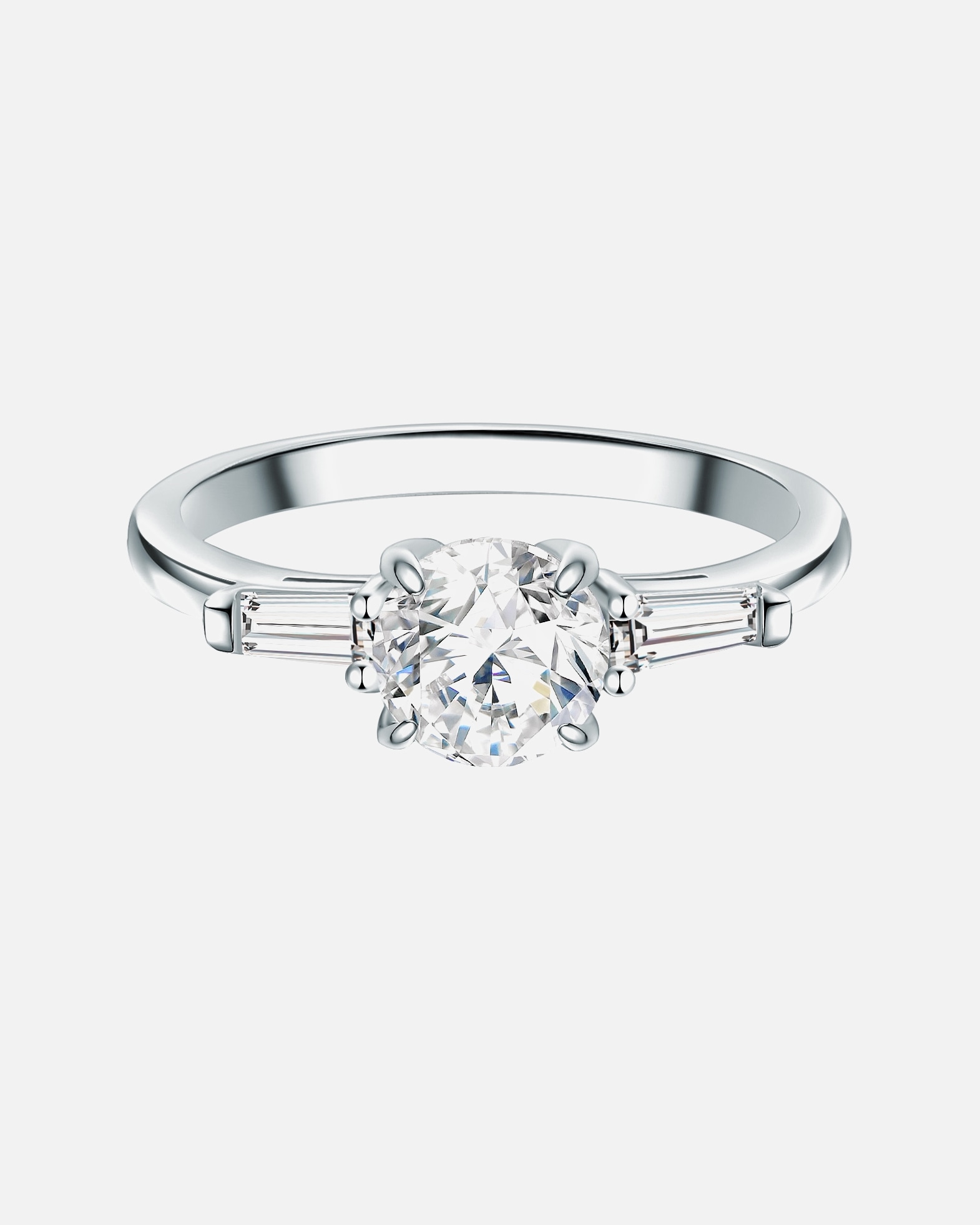 Bague pour Femme Trilani Bague en argent Argent sterling Oxyde de zirconium (CZ) en Argent 54