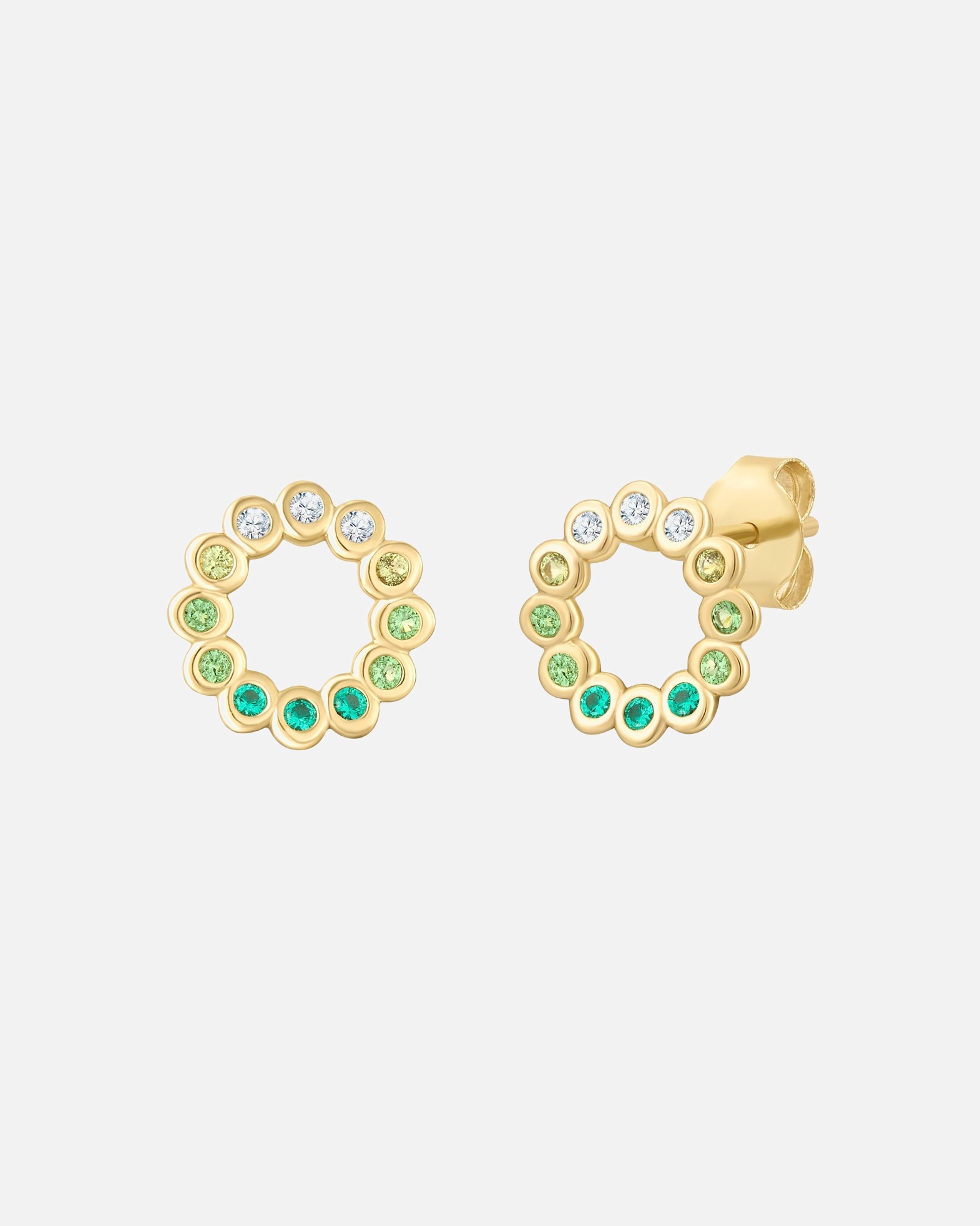 Boucles d'oreilles pour Femme Glanzstücke München Silberohrstecker en Ohrstecker en Damen Ohrringe Sterling Silber 9,8 mm