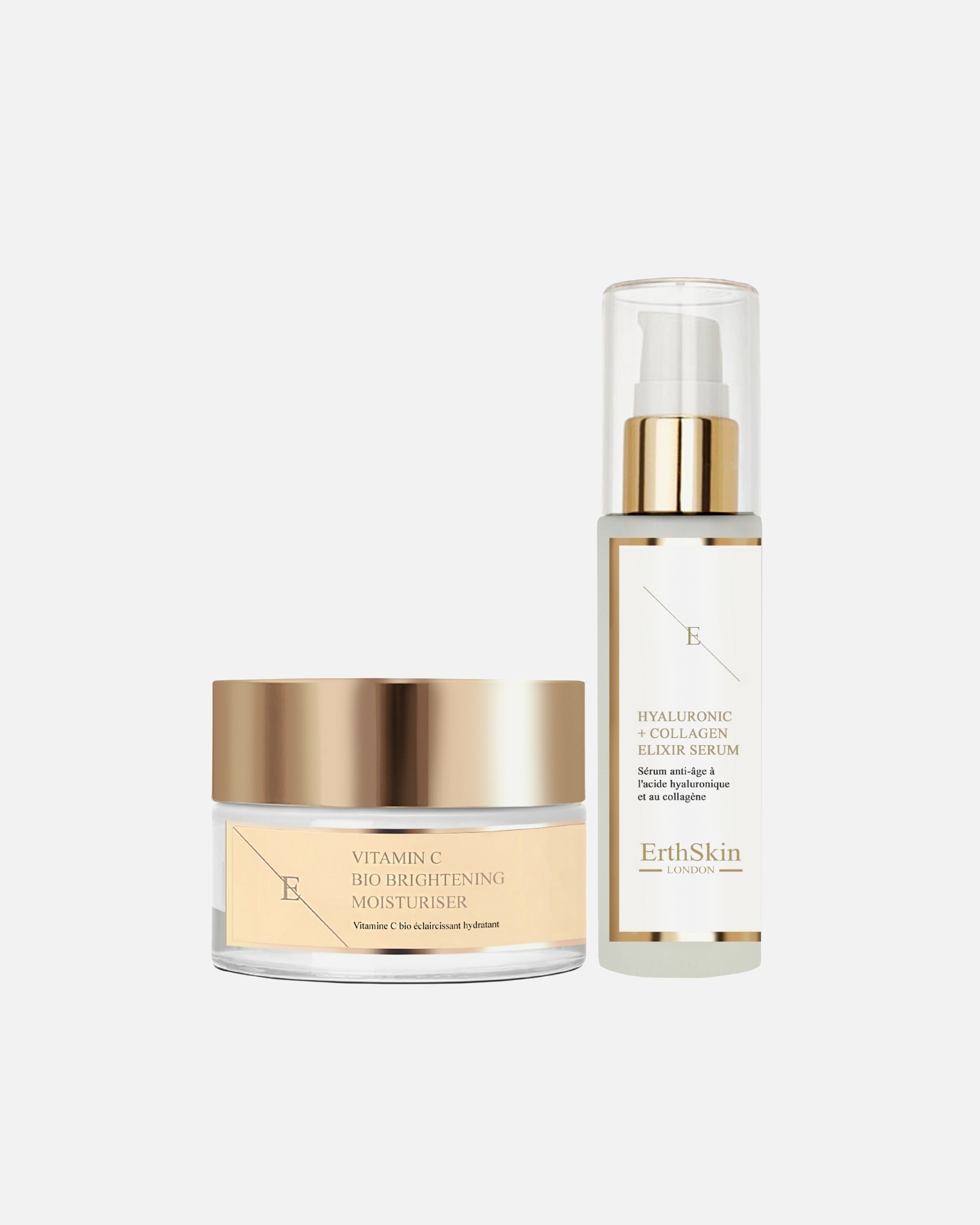 Coffret soin visage pour Femme ErthSkin London Duo éclaircissant et raffermissant 1 pièce