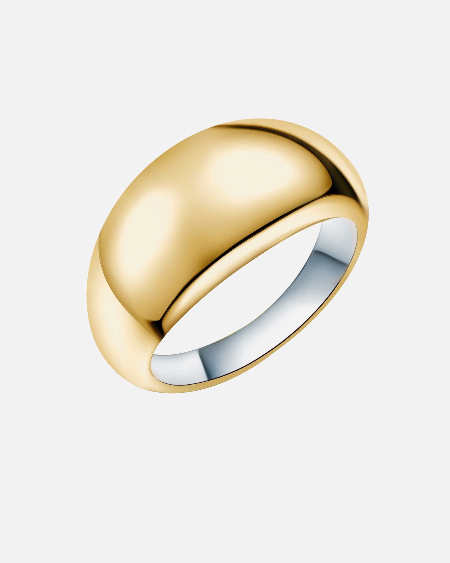 Bague pour Femme Rafaela Donata Bague en argent Argent sterling en Or jaune 52