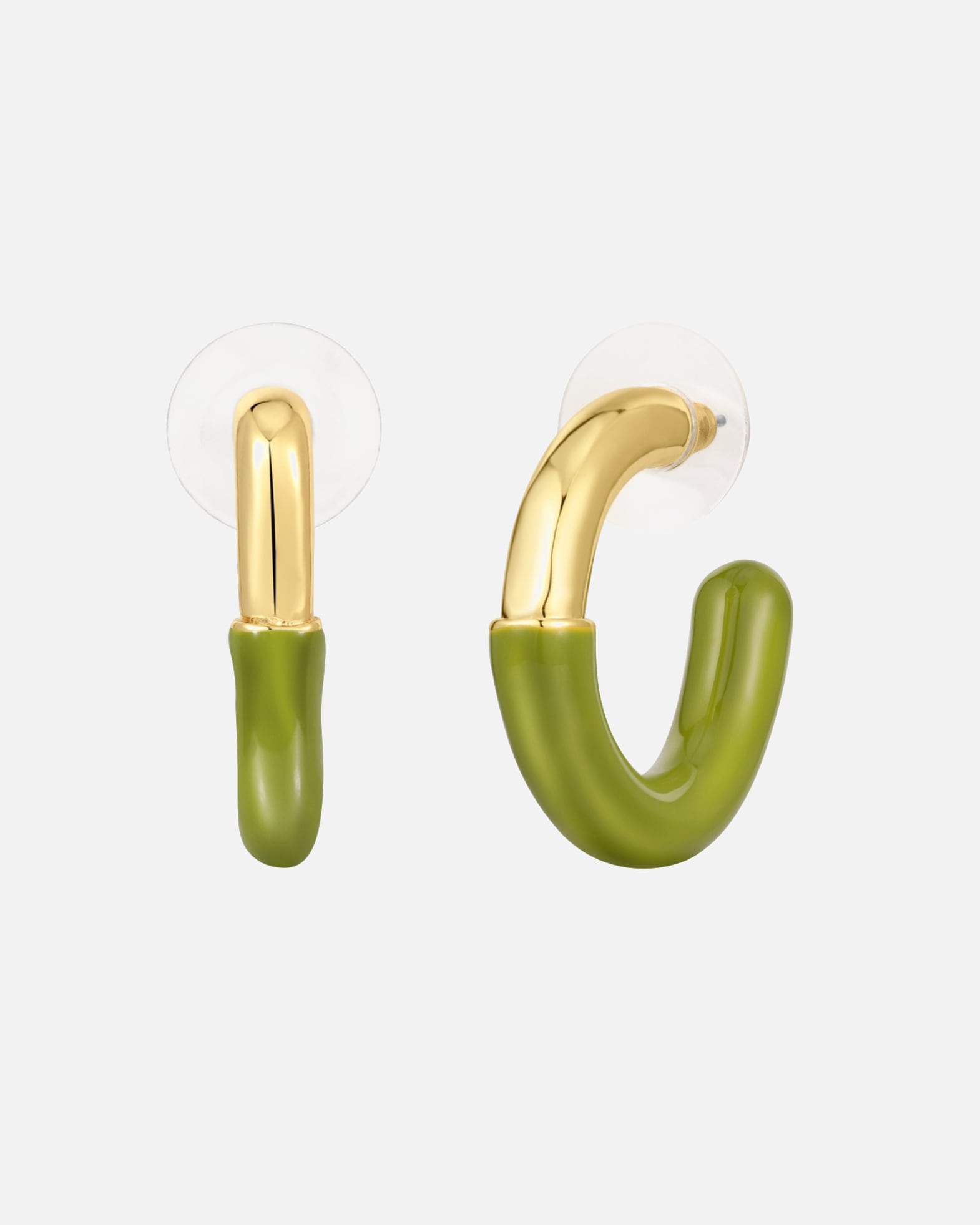 Créoles pour Femme Yokoamii Boucles d´oreilles en Alliage de fer en Or jaune 22,4 mm