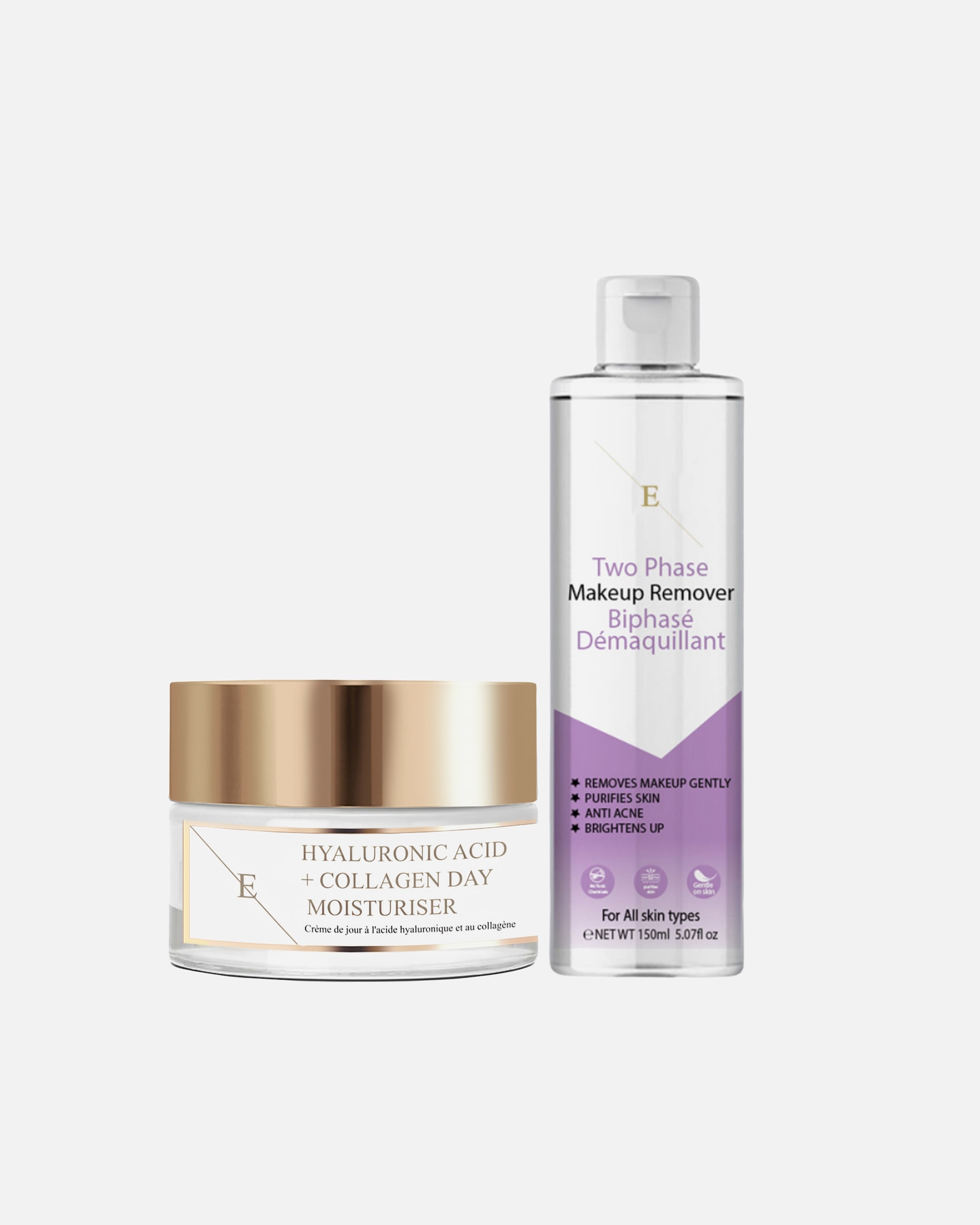 Coffret soin visage pour Femme ErthSkin London Duo nettoyant et hydratant pour le visage 1 pièce