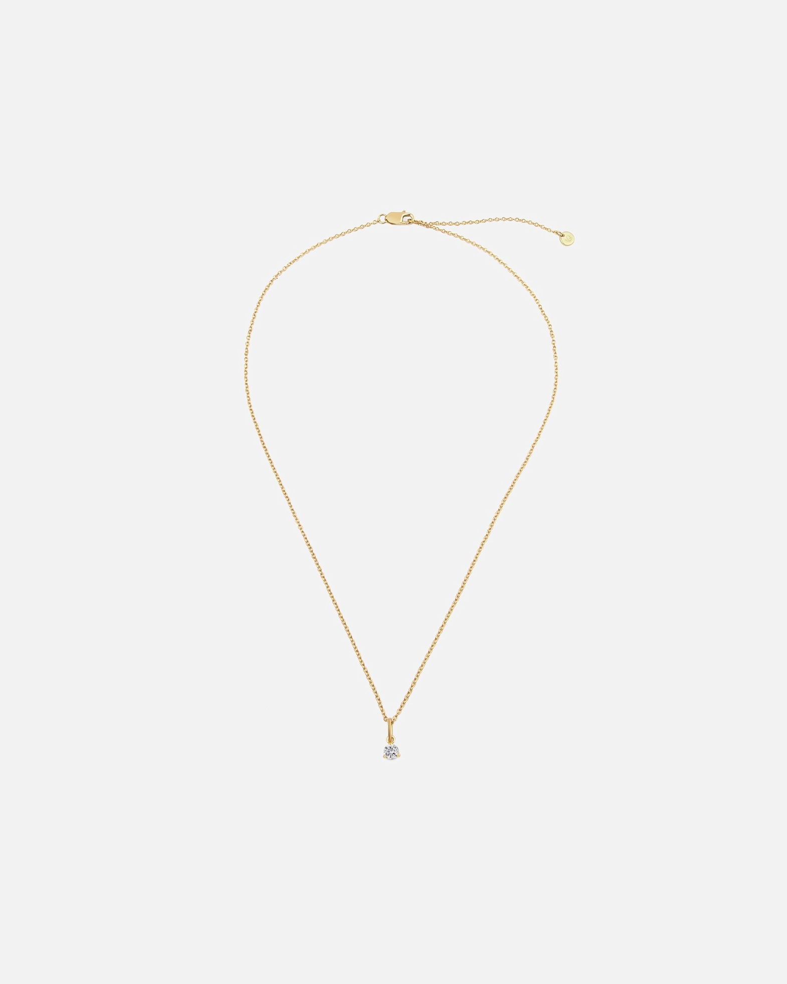 Collier pour Femme Glanzstücke München Collier en argent sterling en or jaune avec Topaze Chaîne de base 40,0 cm + rallonge de 5,0