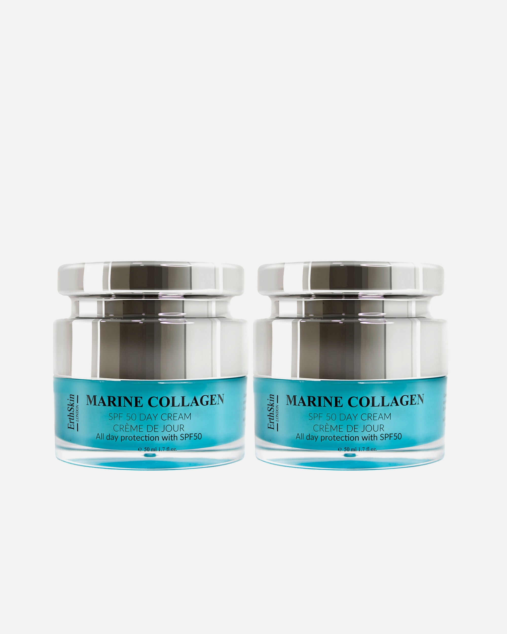 Crème de Jour pour Femme ErthSkin London Crème de jour au collagène marin SPF50 1 pièce