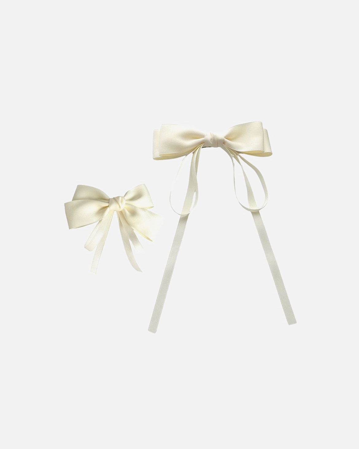 Barrette pour Unisexe SOHO Vanessa Bow Barrette à cheveux Blanc