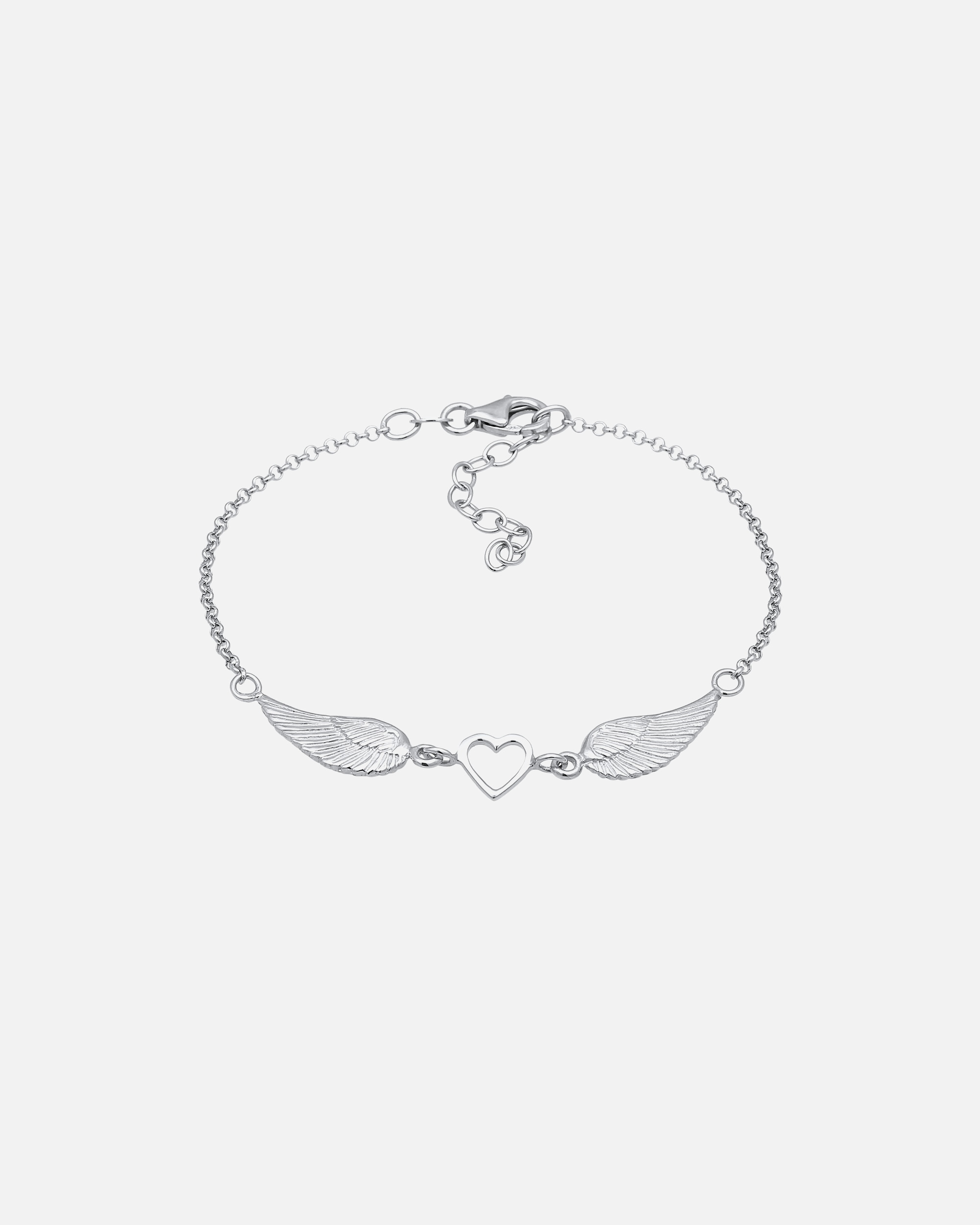 Bracelet pour Femme Elli Cœur Ailes Argent 925 19
