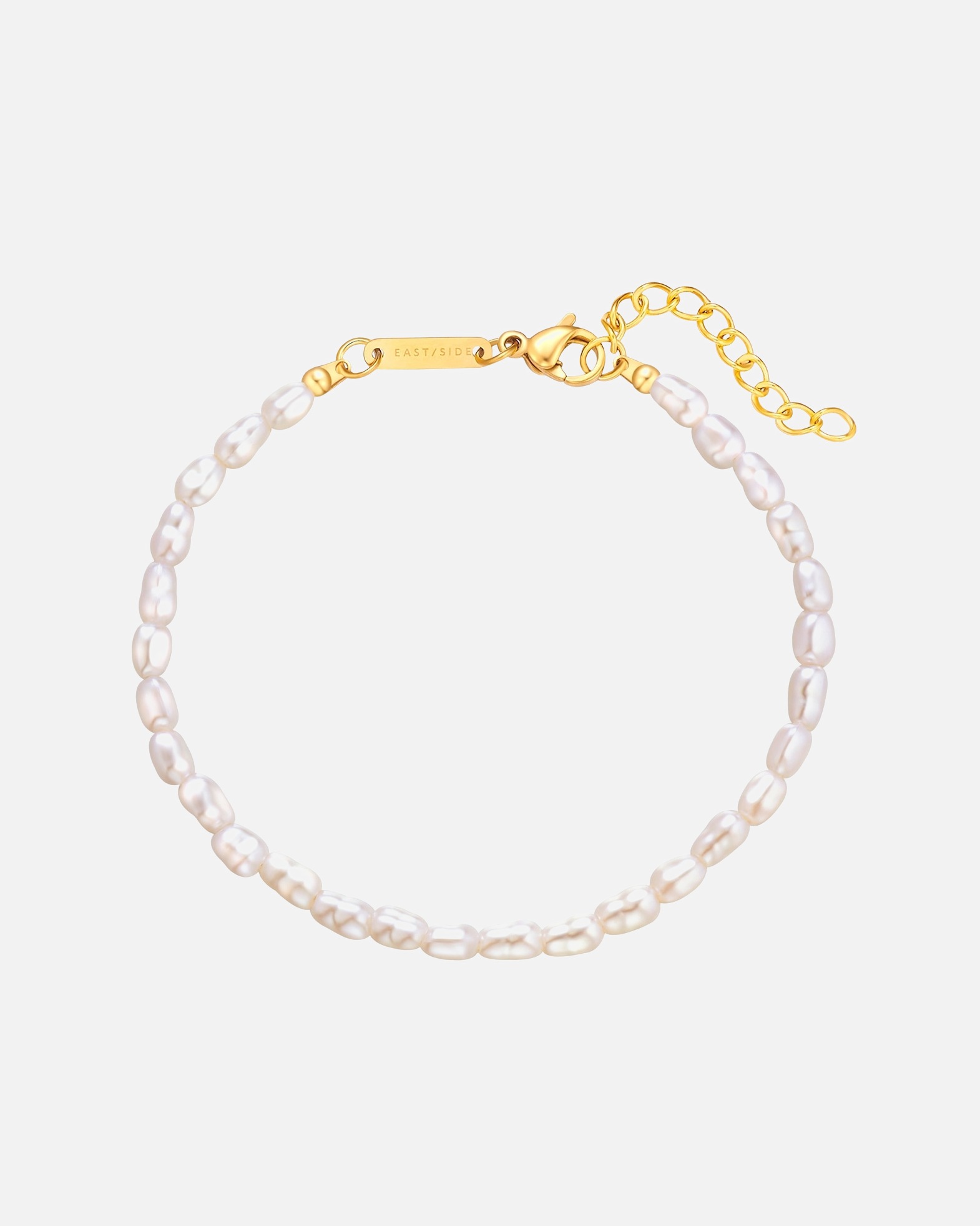 Bracelet pour Femme Eastside Bracelet en Acier inoxydable en Or jaune Longueur de base 17,0 + rallonge 3,0 cm