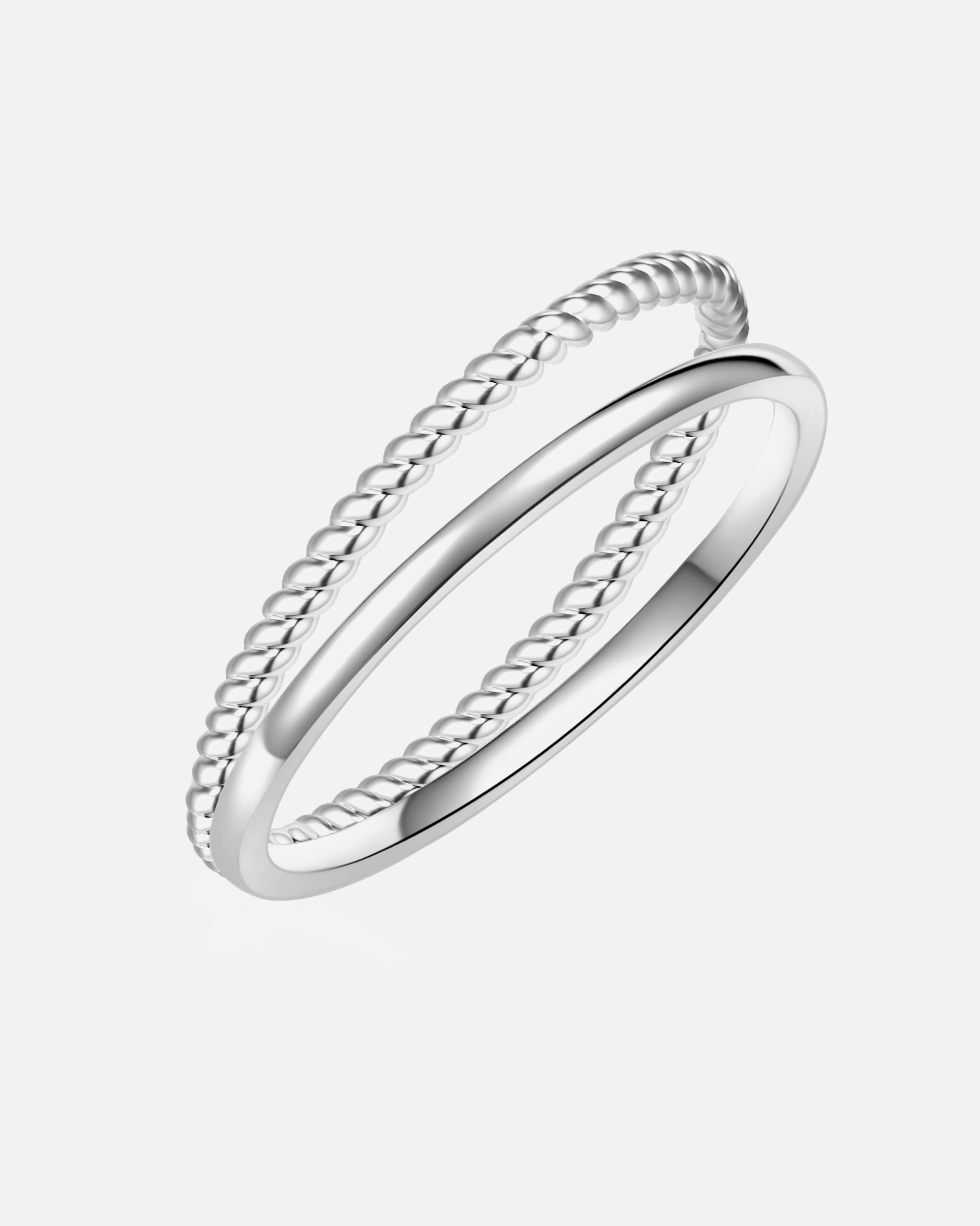 Bague pour Femme Lulu & Jane Bague Laiton en Argent 52