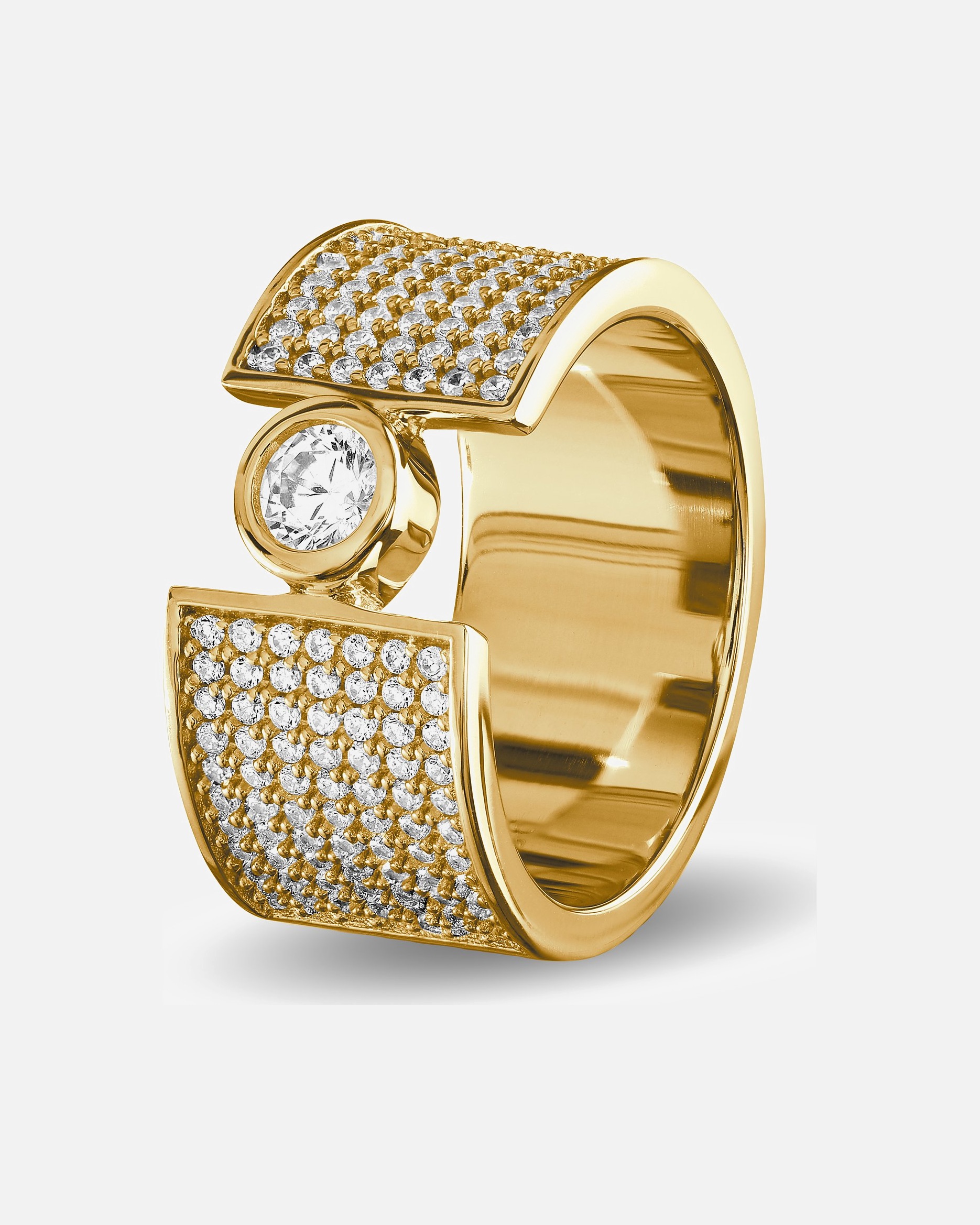 Bague pour Femme Jette Bagues or jaune 59