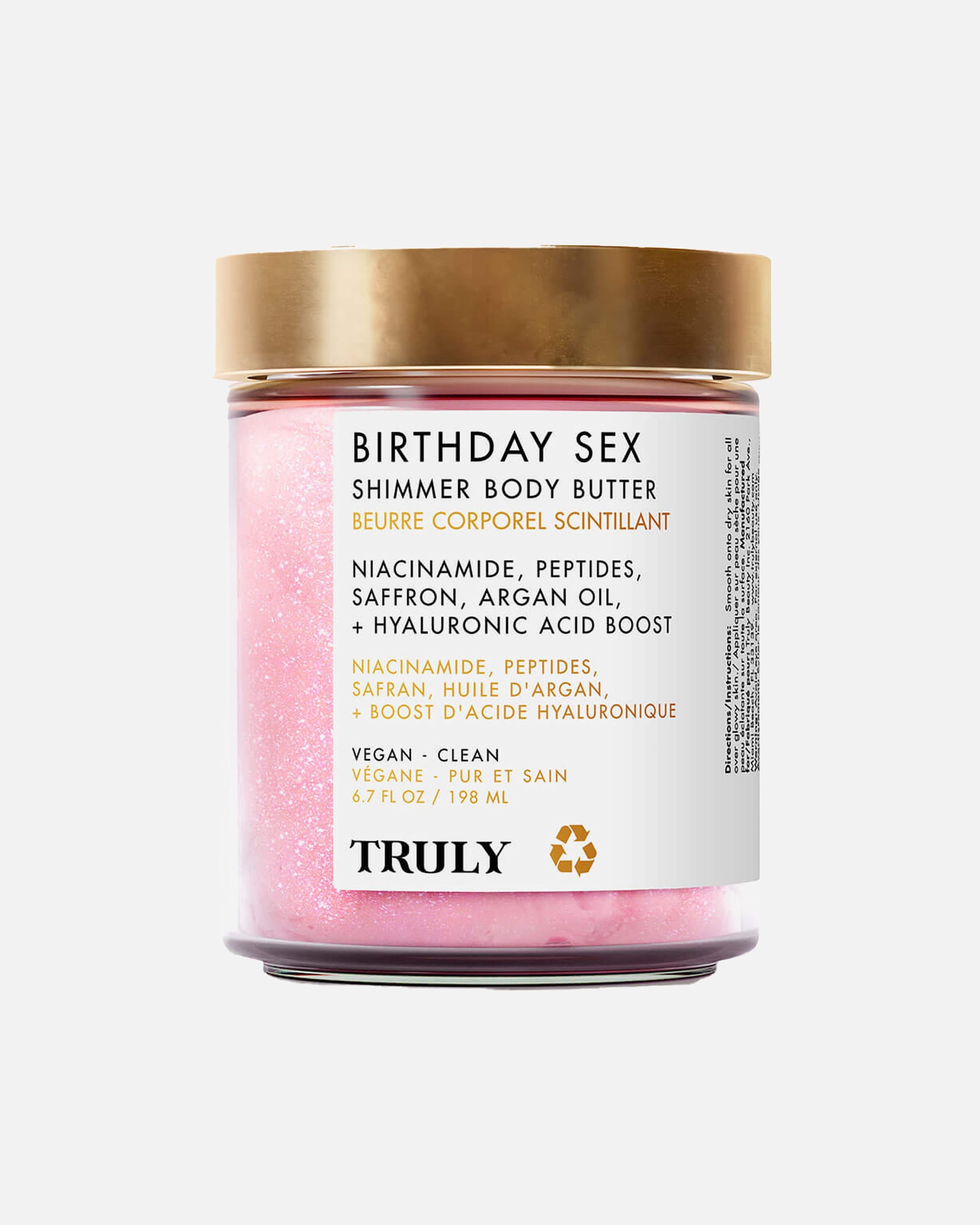 Baume pour le corps pour Unisexe Truly Beauty Default Brand Line Beurre corporel scintillant Birthday Sex 100 ml
