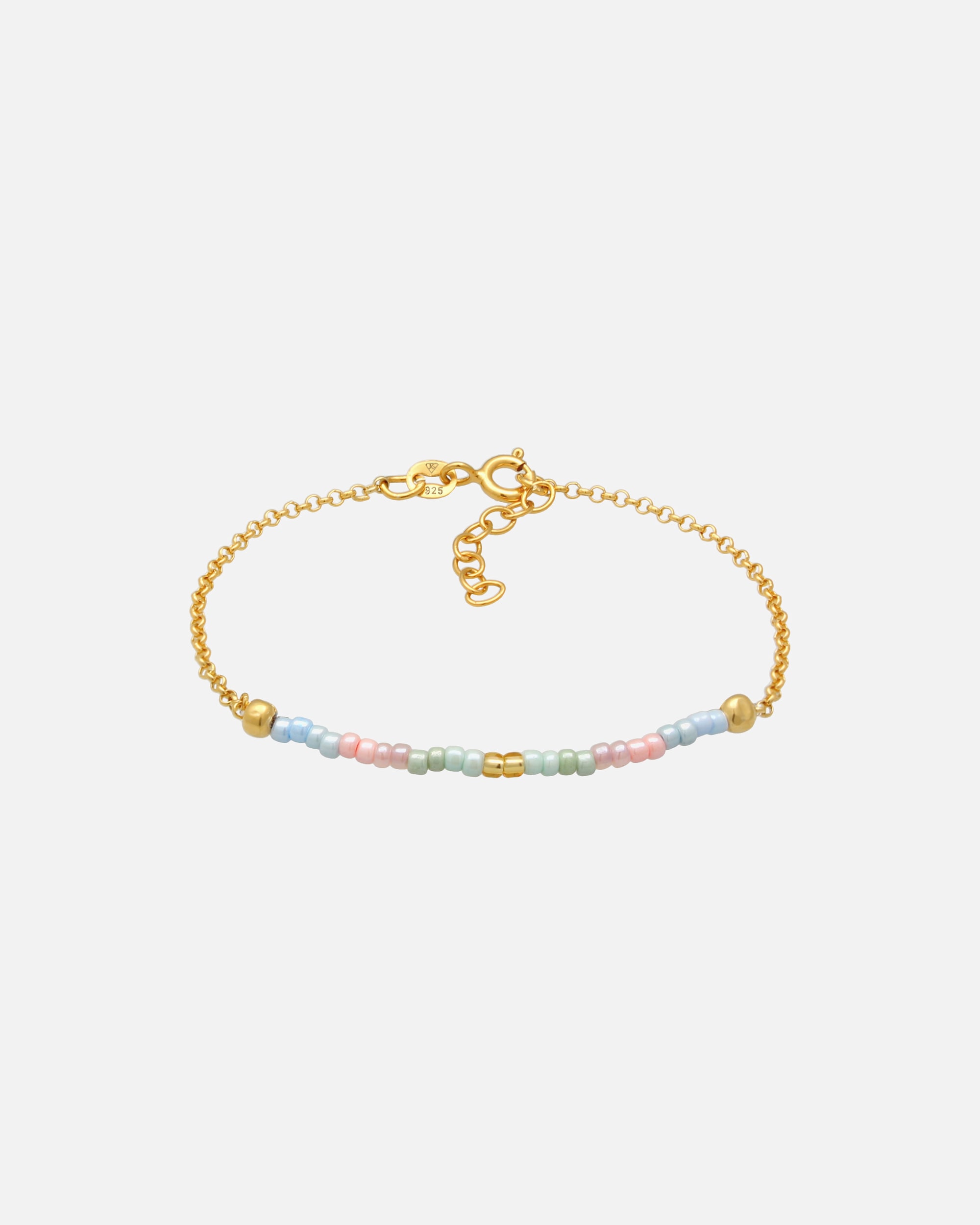 Bracelet pour Femme Elli Perles pour femmes Beads pastel en argent sterling 925 goldfarben