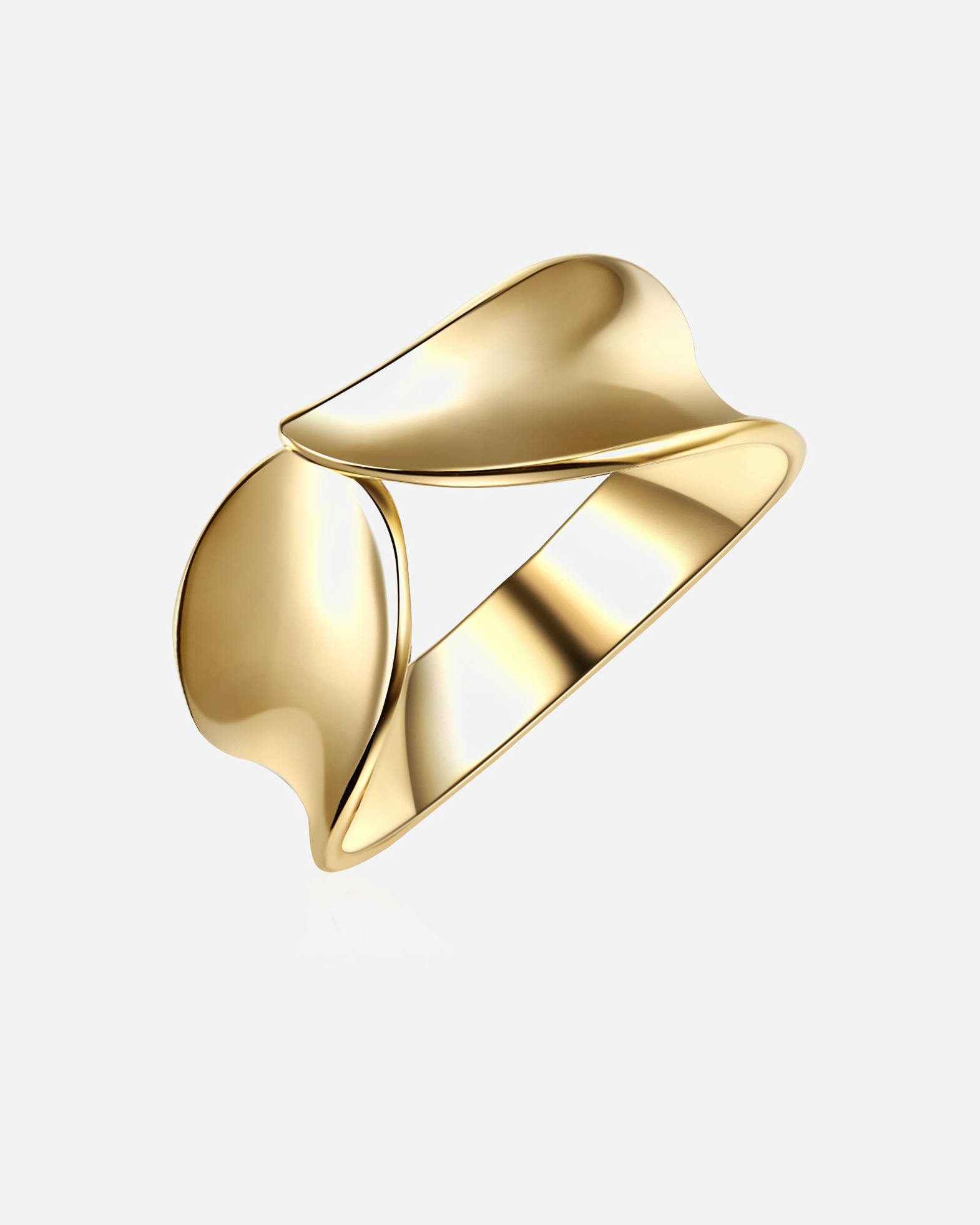 Bague pour Femme Glanzstücke München Bague en argent Argent sterling en Or jaune 56