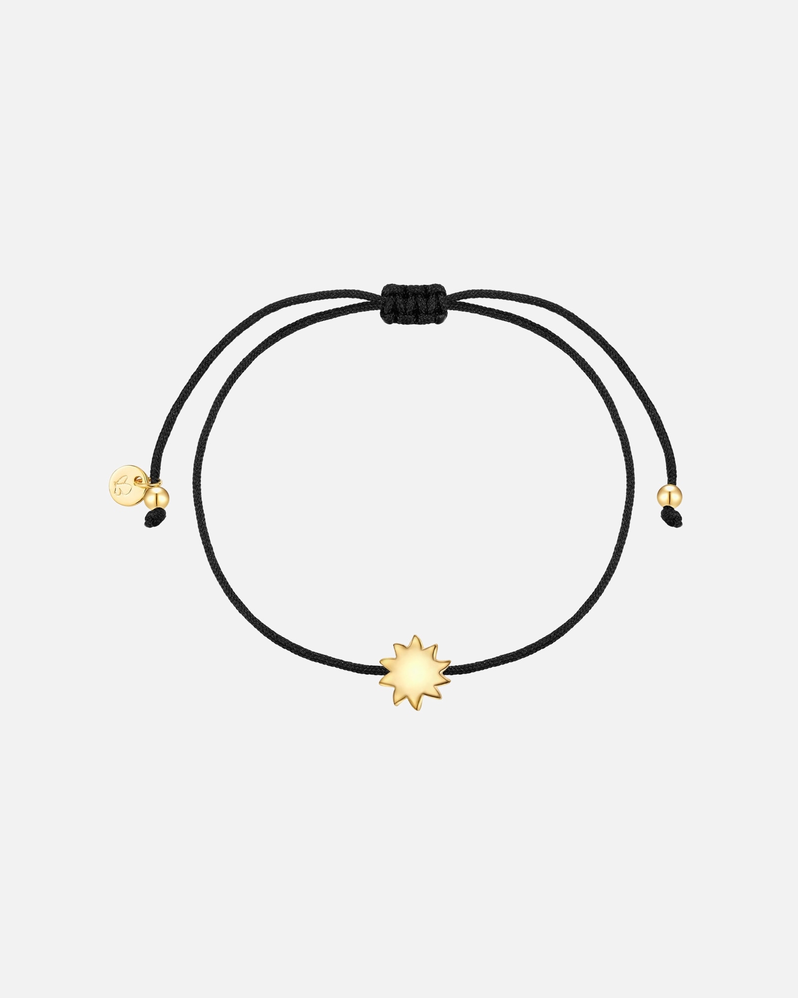 Bracelet pour Femme Glanzstücke München Bracelet soleil en argent sterling en or jaune Réglable 15,0 - 22,0 cm