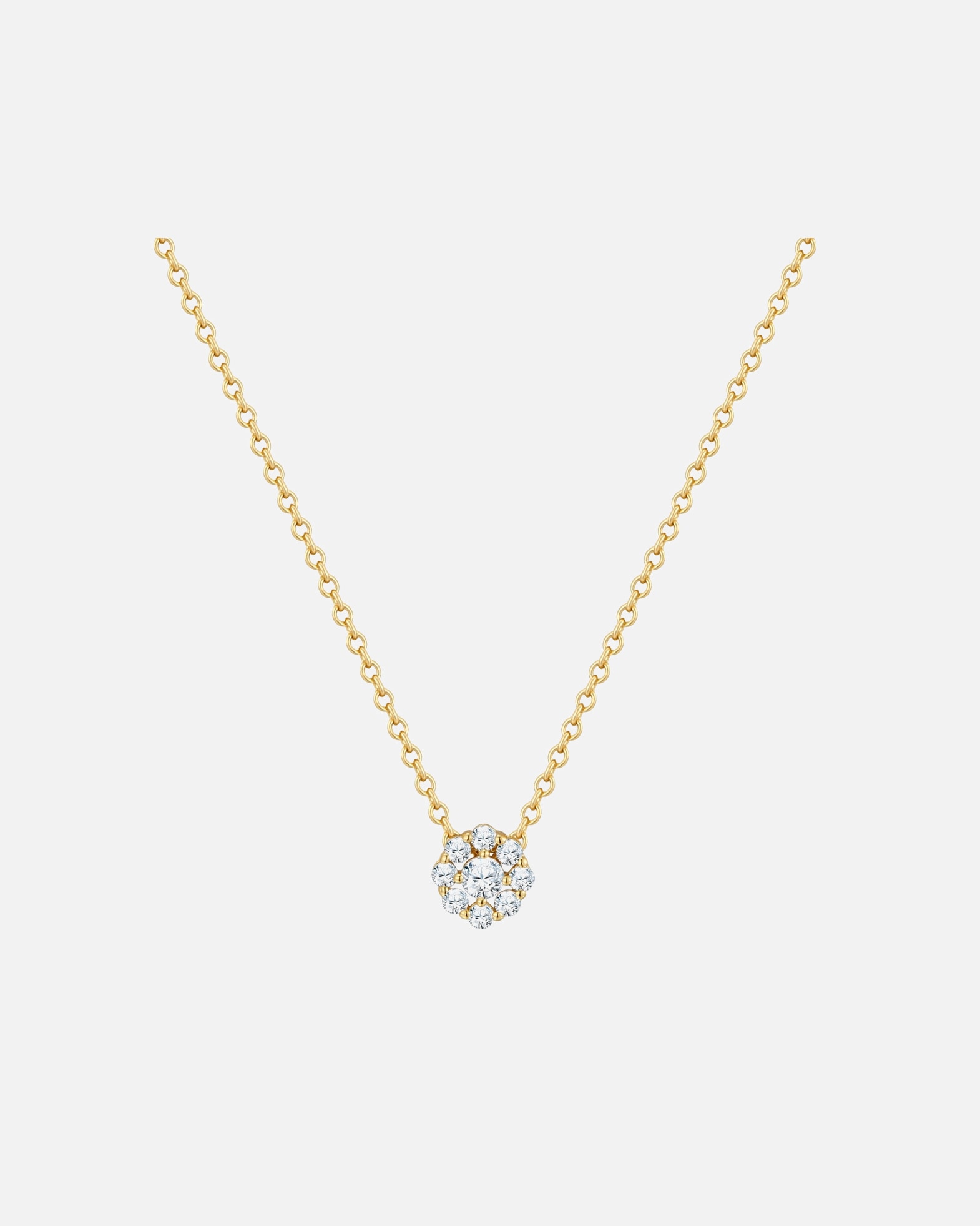 Collier pour Femme Glanzstücke München Chaîne en Argent sterling en Or jaune 40,0 cm Basiskette + 5,0 cm Verlängerung