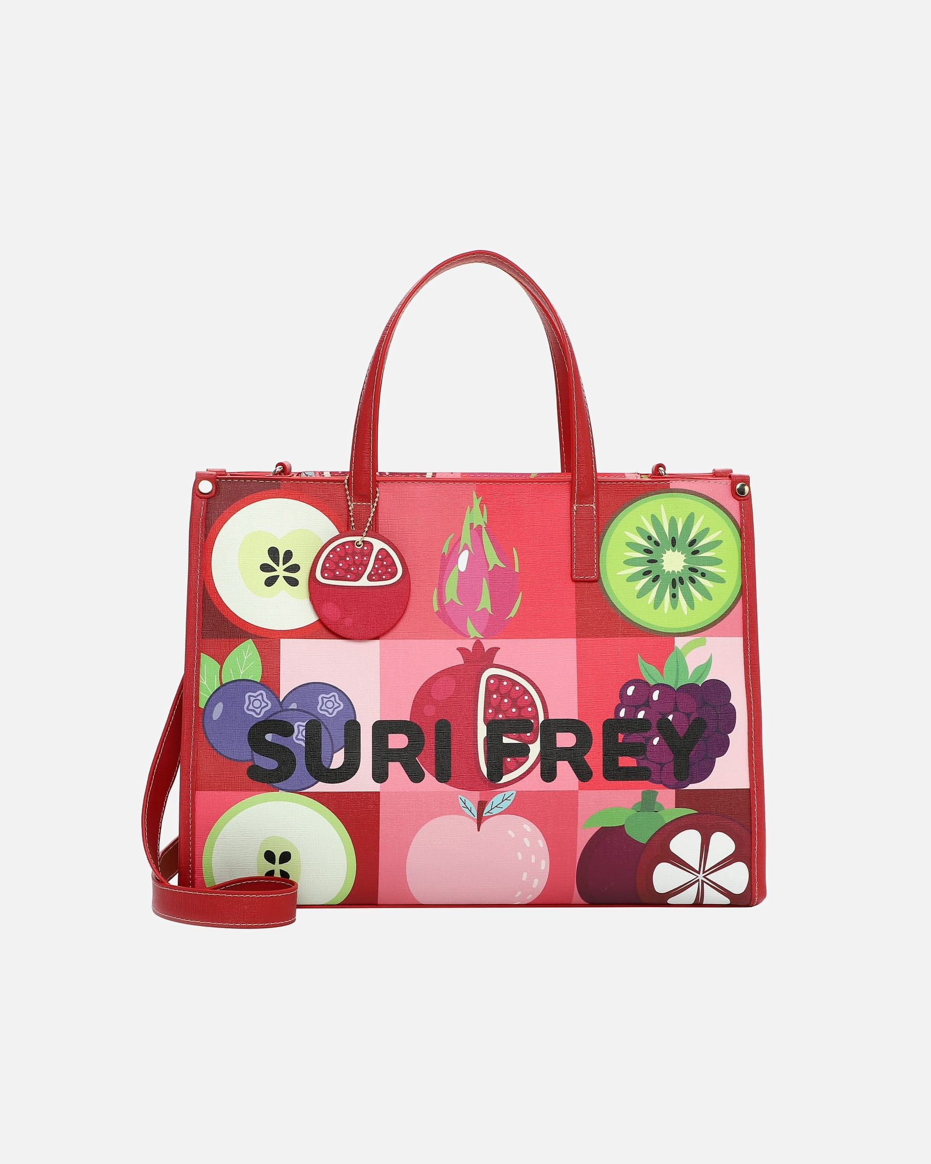 Sac Bandoulière pour Femme SURI FREY Sac À Dos SFY Issy Red