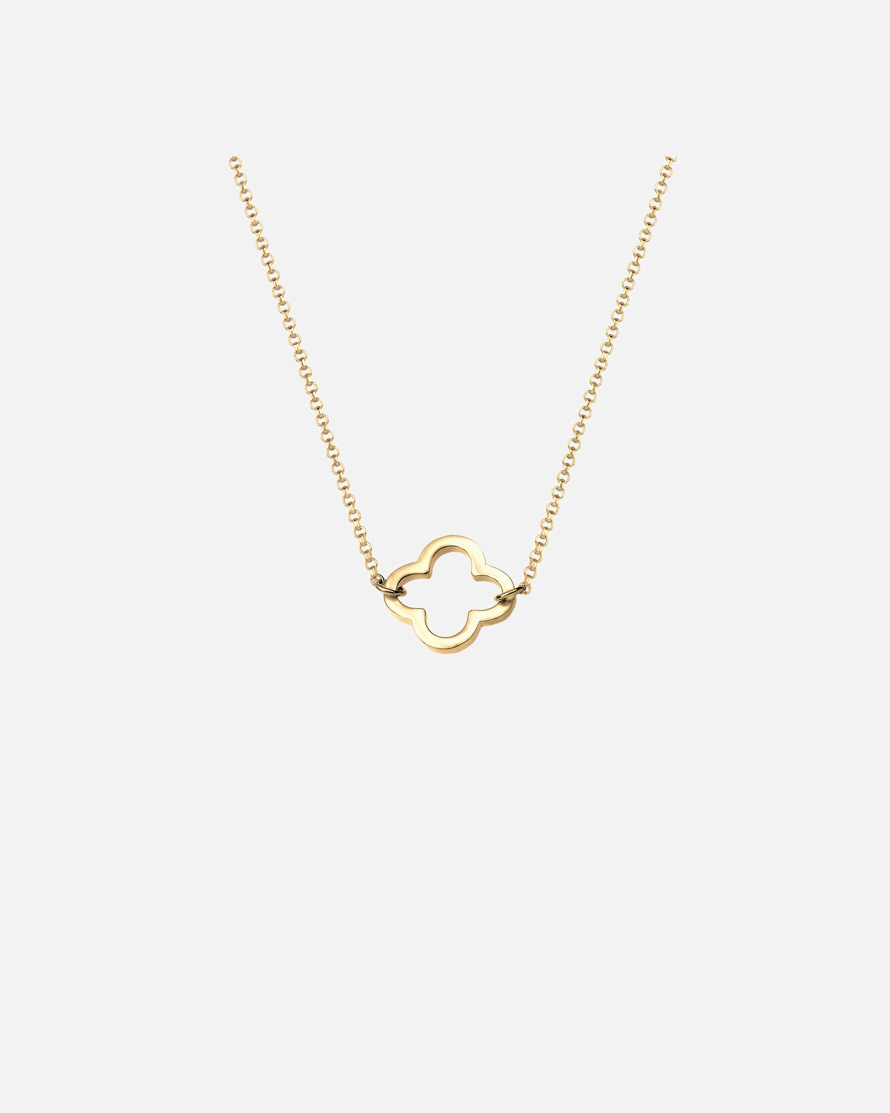 Collier pour Femme Elli Porte-bonheur trèfle tendance filigrane Argent Sterling 925 40