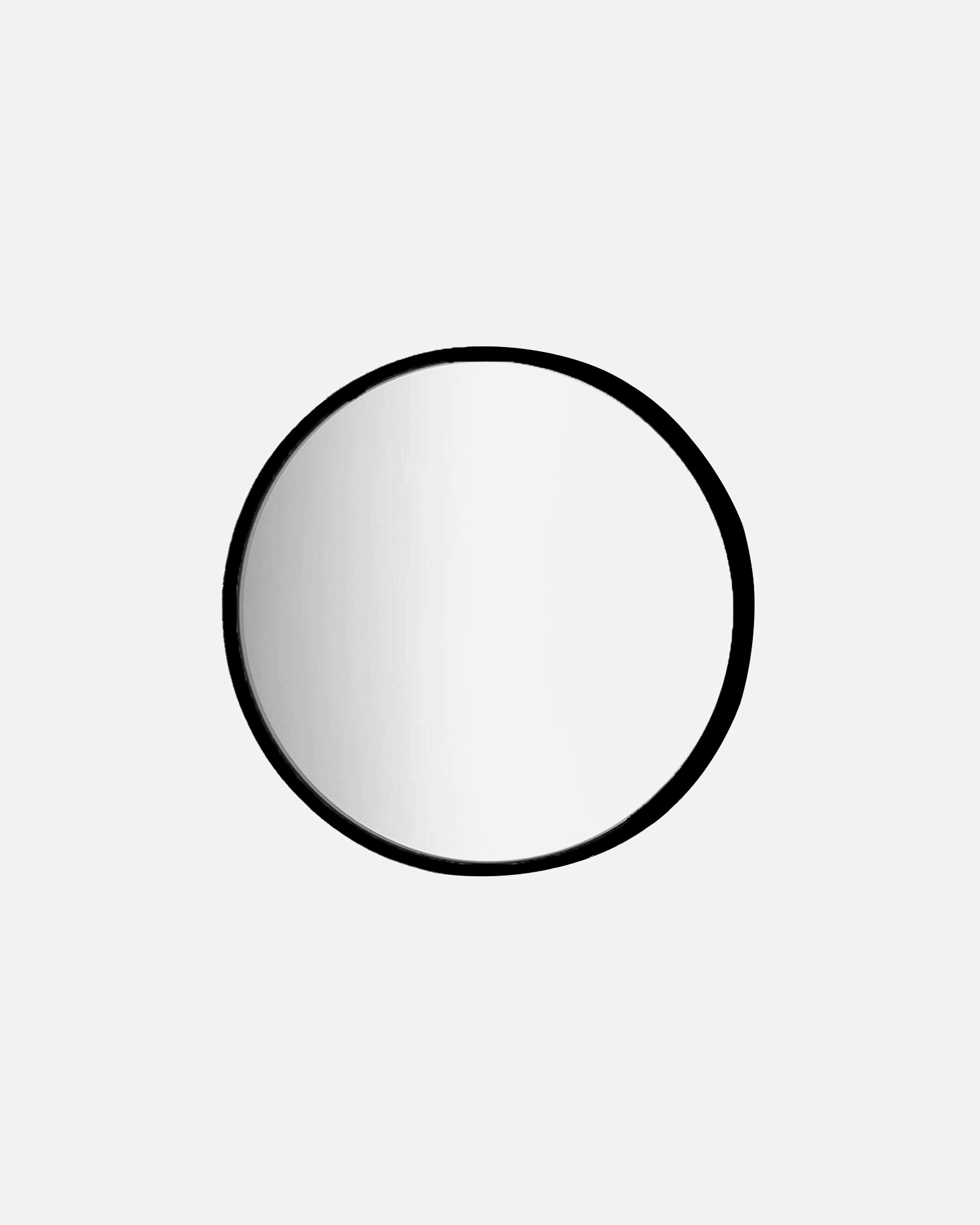 Miroir grossissant pour Unisexe UNIQ Miroir cosmétique - Grossissement 10x et ventouse Noir