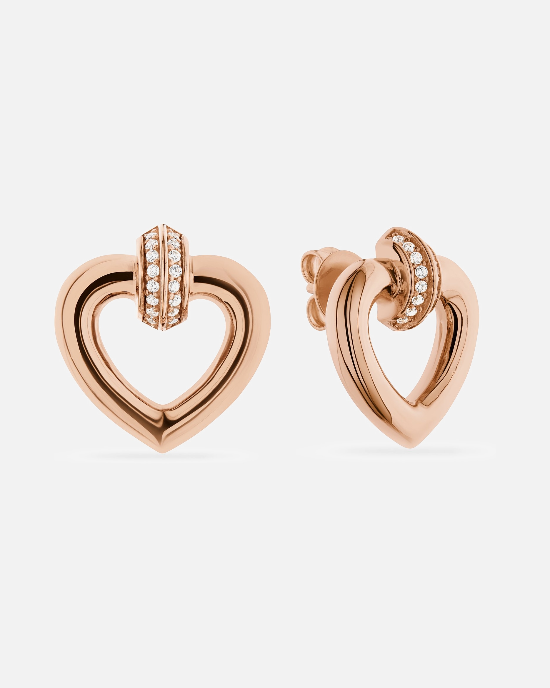 Boucles d'oreilles pour Femme Jette Boucles d'oreilles or rose