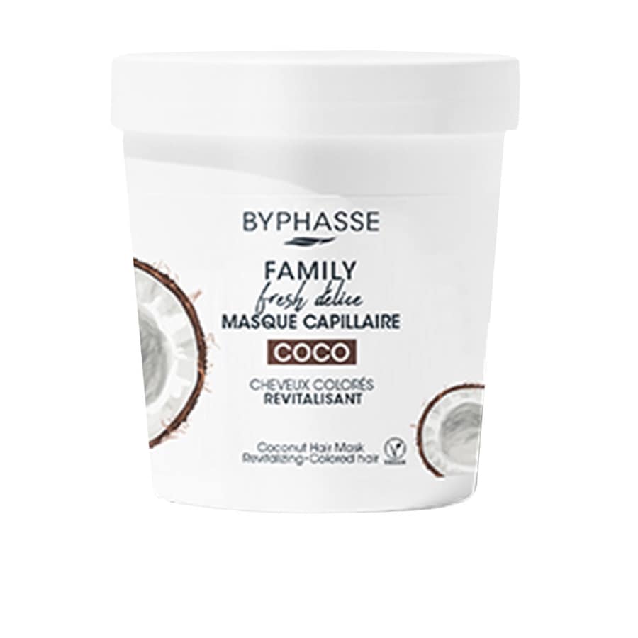 Byphasse - FAMILY FRESH DELICE mascarilla cabello coloreado Masque et cure cheveux 250 ml unisex