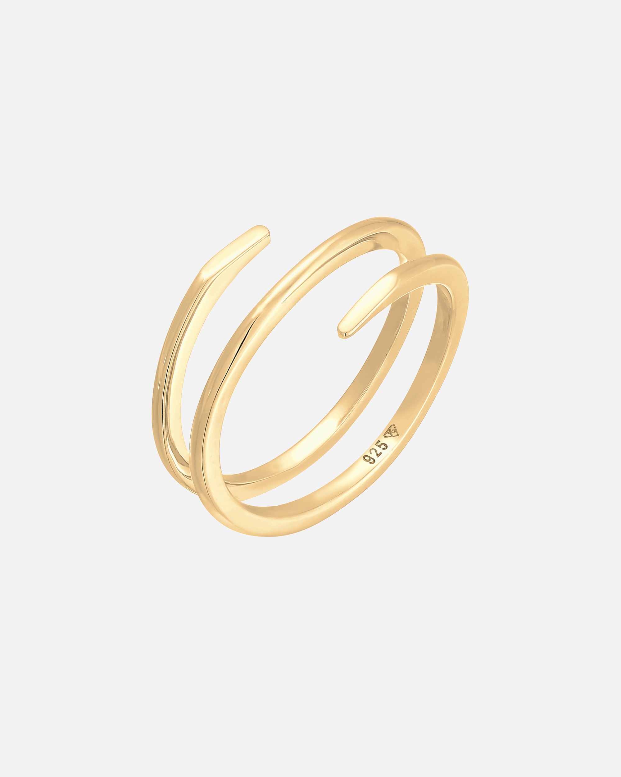 Bague pour Femme Elli Femmes Enroulement Torsadé Filigrane Tendance en Argent Sterling 925 58