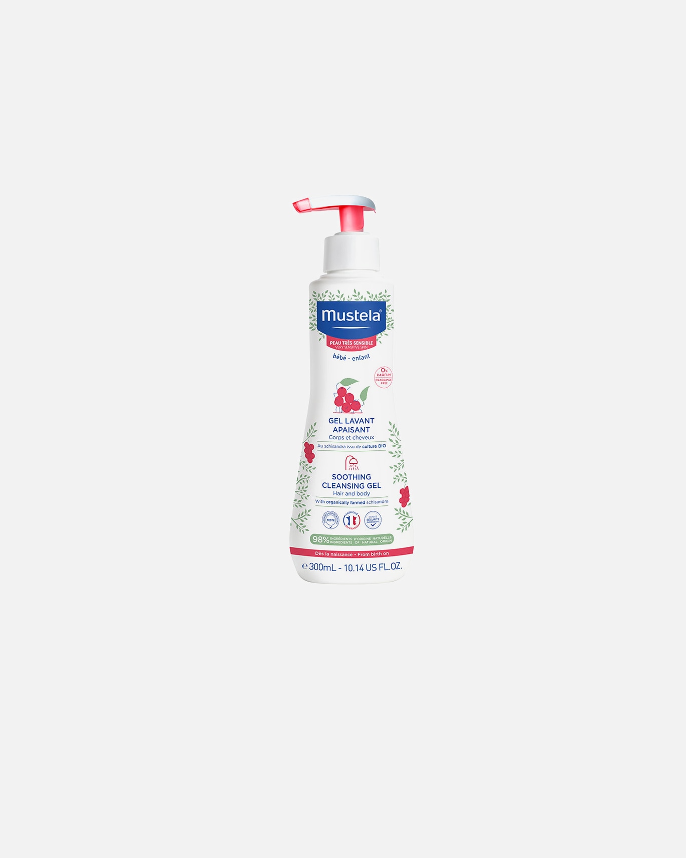 Gel douche bébé pour Unisexe Mustela Gel de bain confort BÉBÉ-ENFANT 300 ml