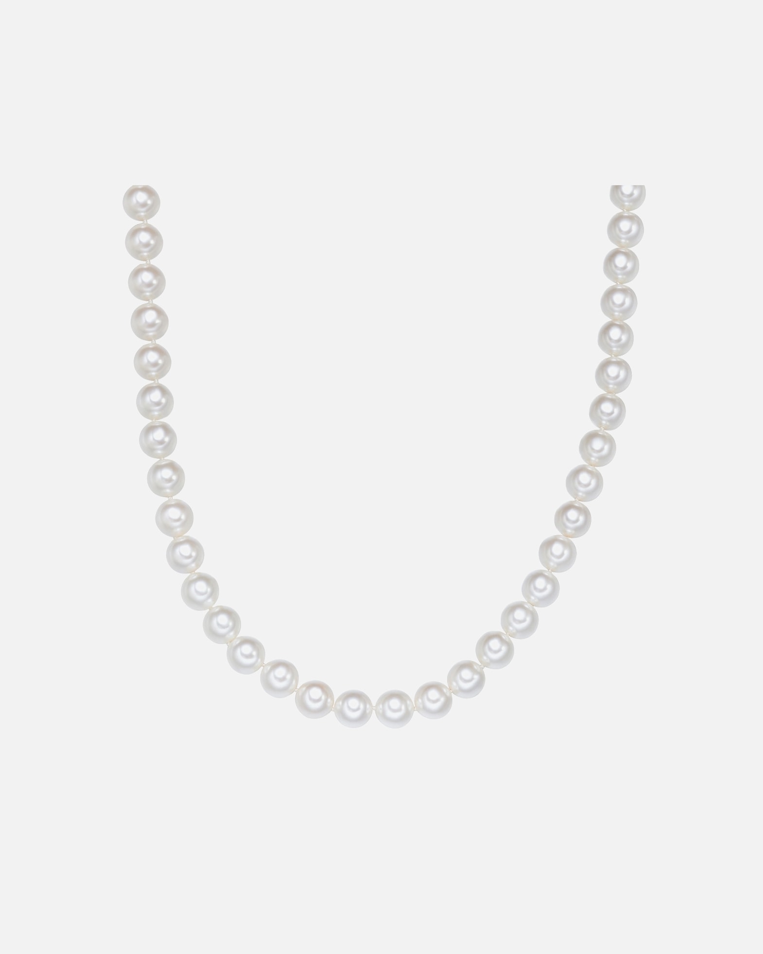 Collier pour Femme Yokoamii Chaîne en Alliage de fer en Argent 50,0 cm