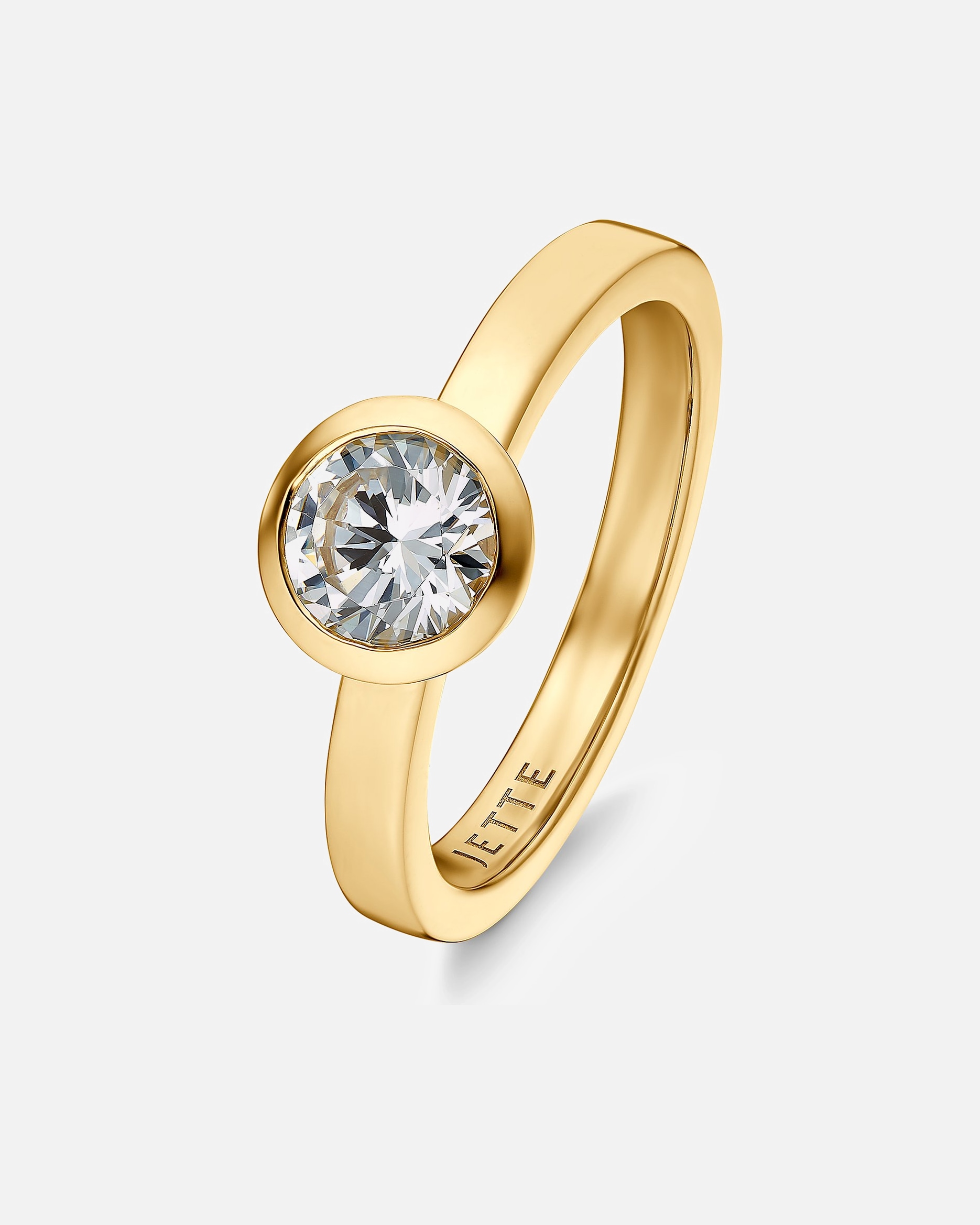 Bague pour Femme Jette Bagues or jaune 61