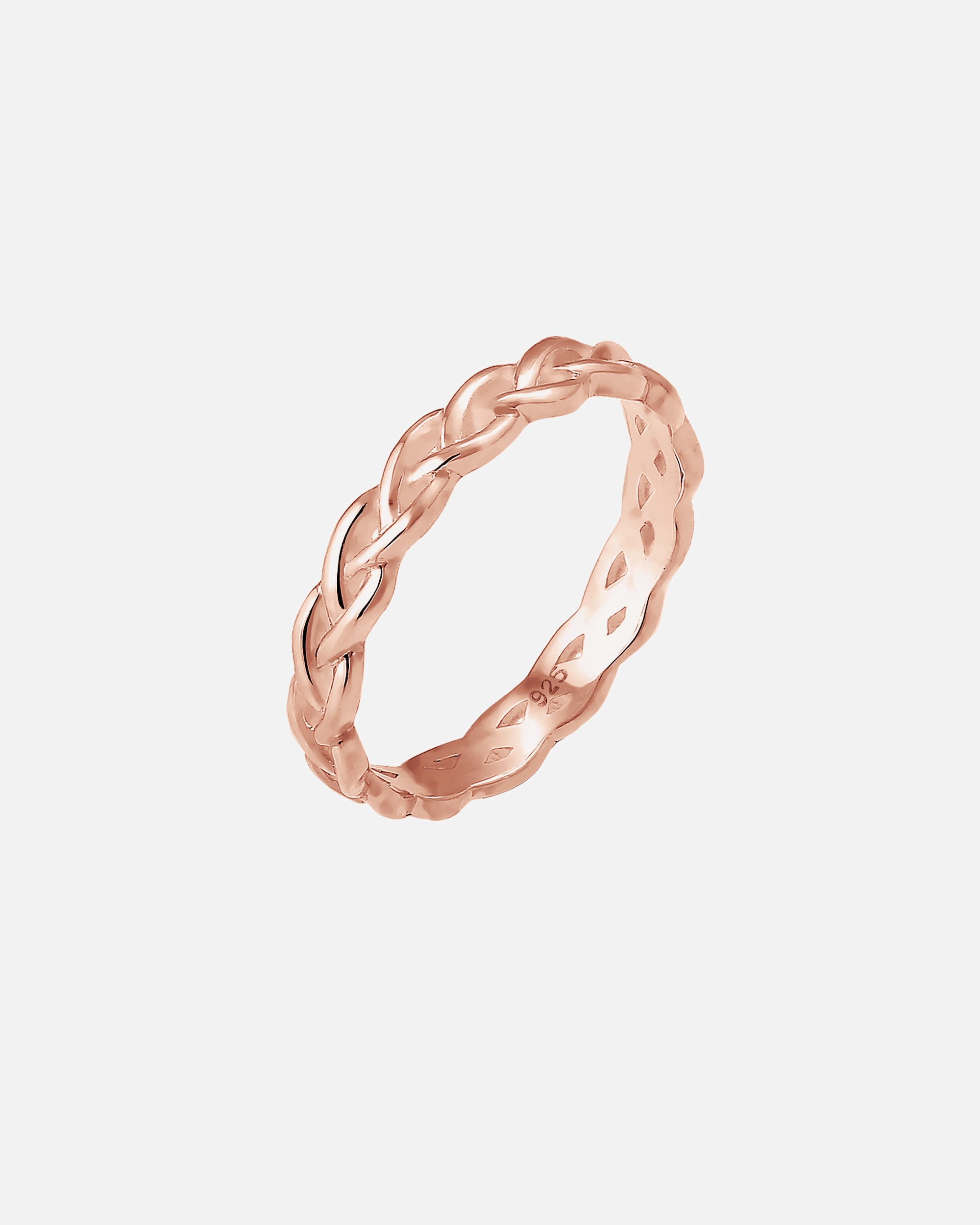 Bague pour Femme Elli Nœud infini Twisted Tendance blogueur 925 Argent 54